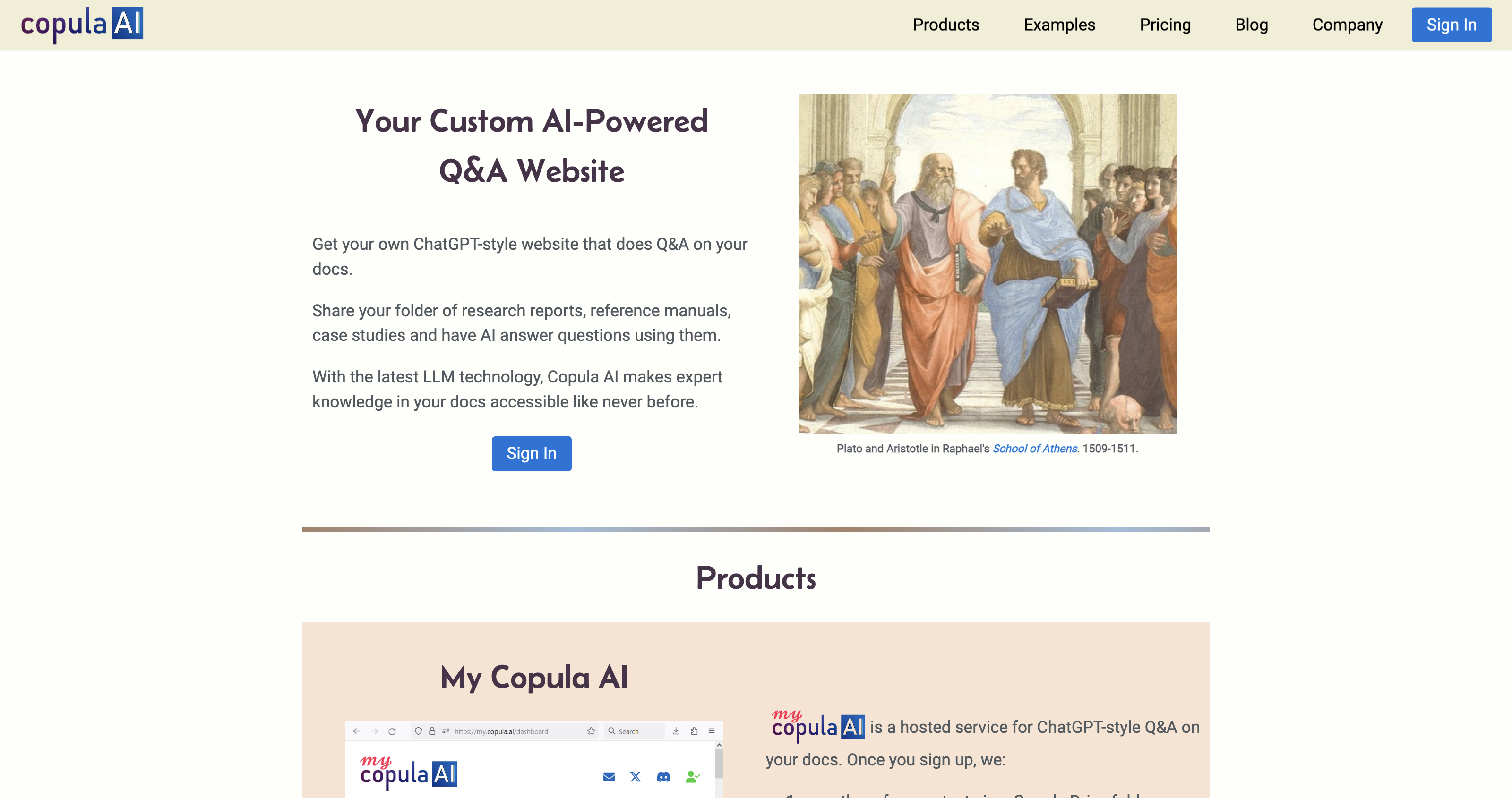 Copula AI: Hosted AI Q&A icon