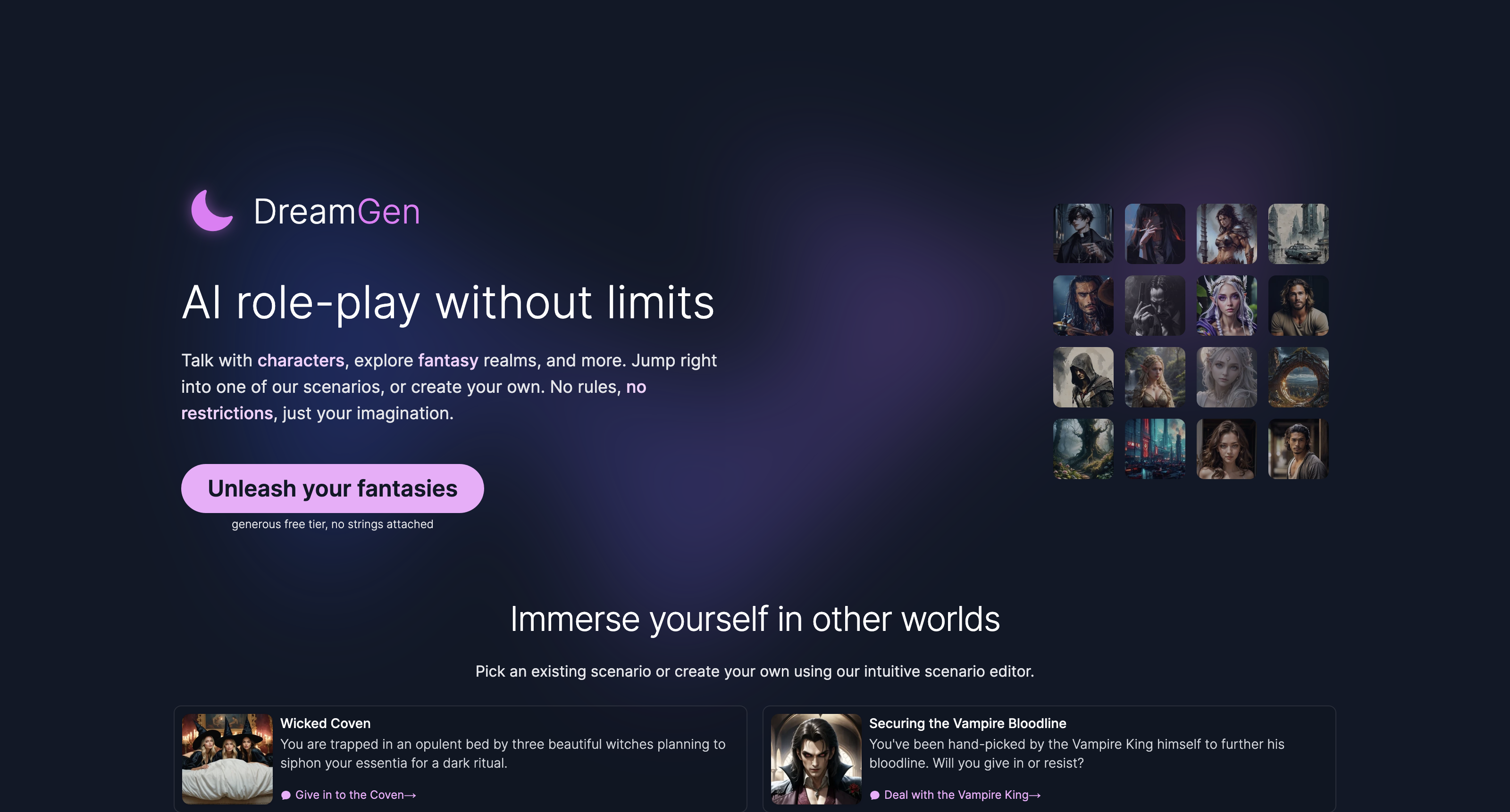 AI Role-Play | Uncensored | DreamGen icon