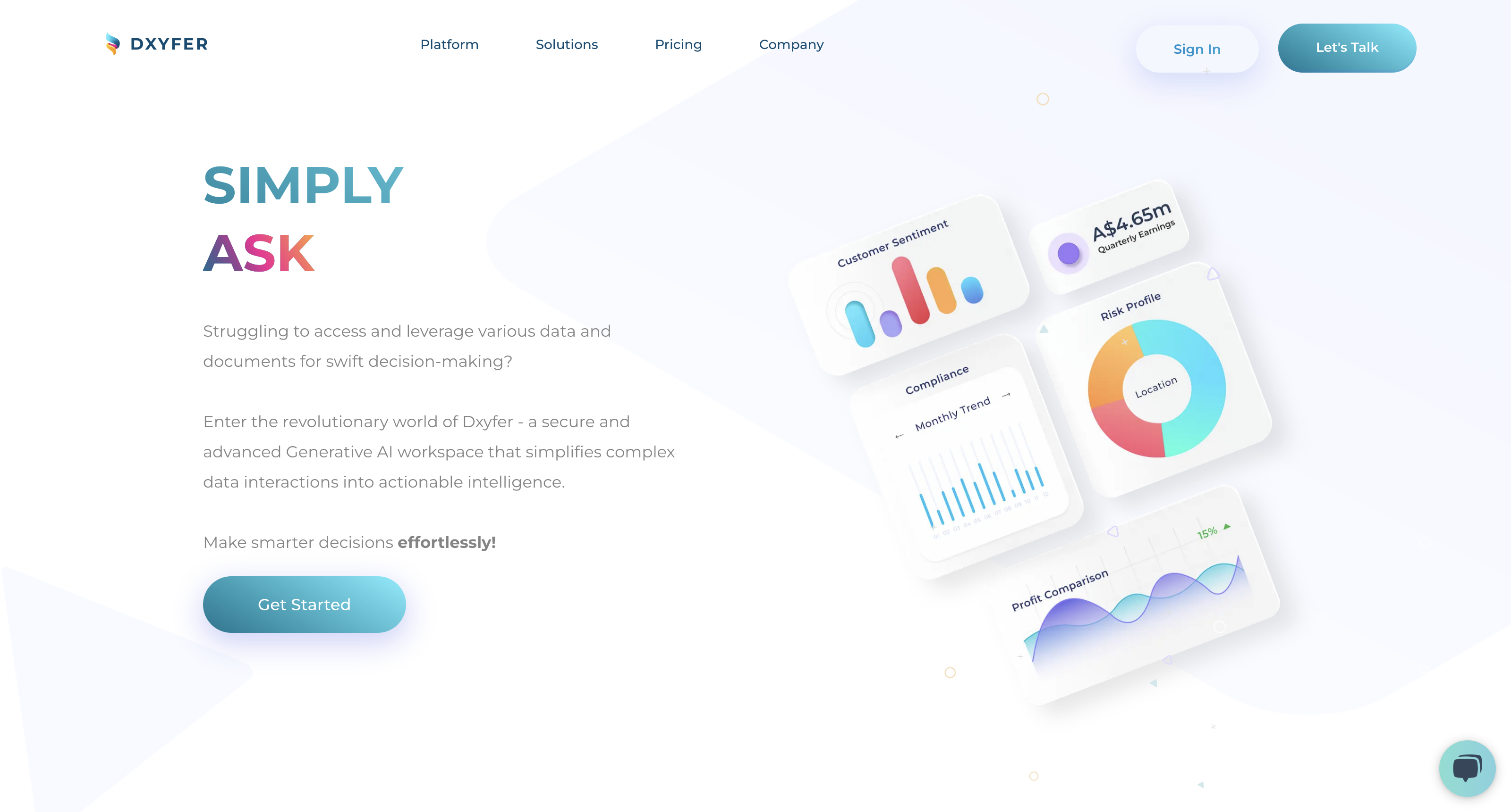 DXYFER - An Augmented Intelligence Platform icon