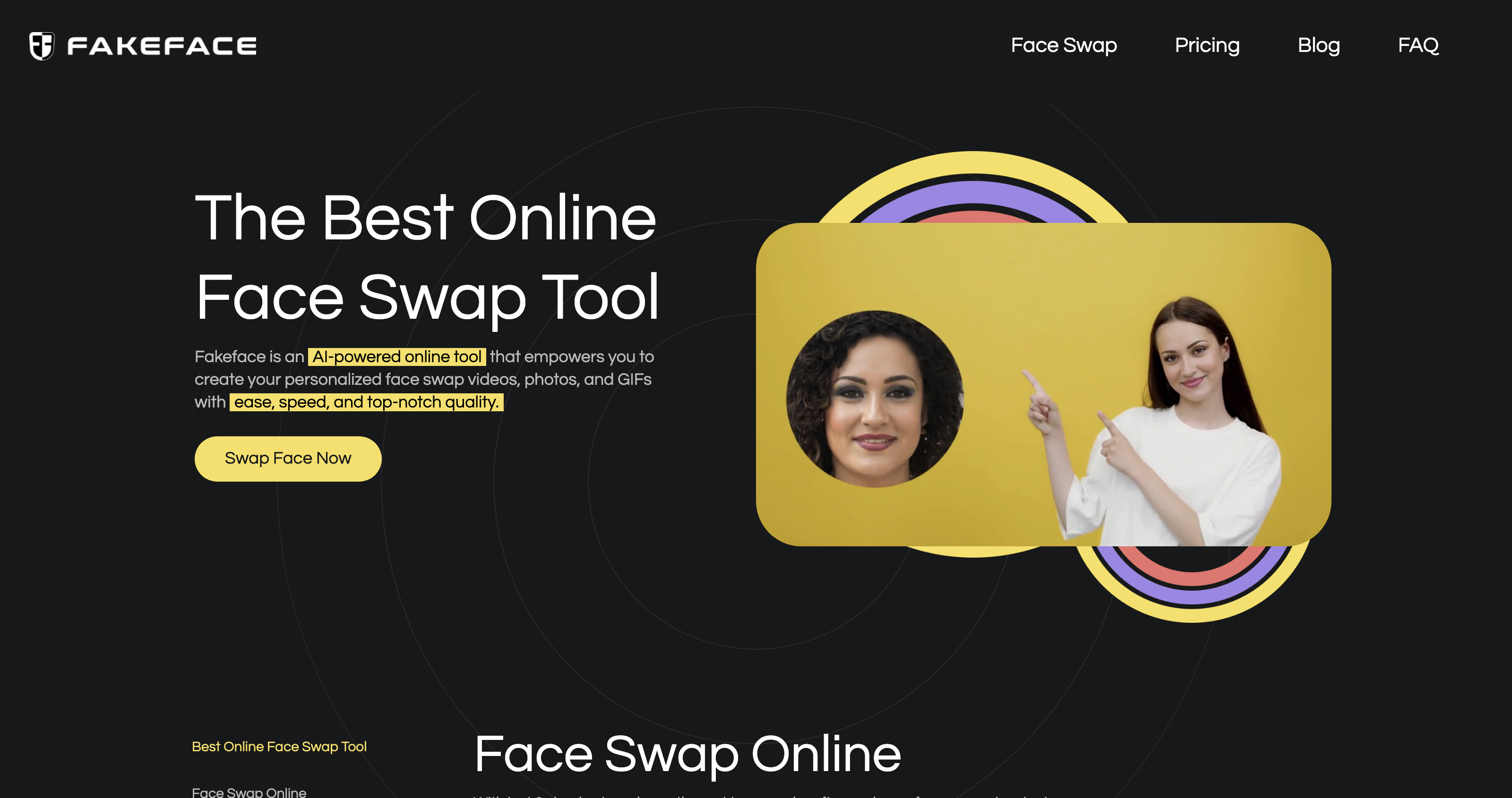 Ultimate Face Swap Tool for Videos, Photos, and GIFs | Fakeface icon