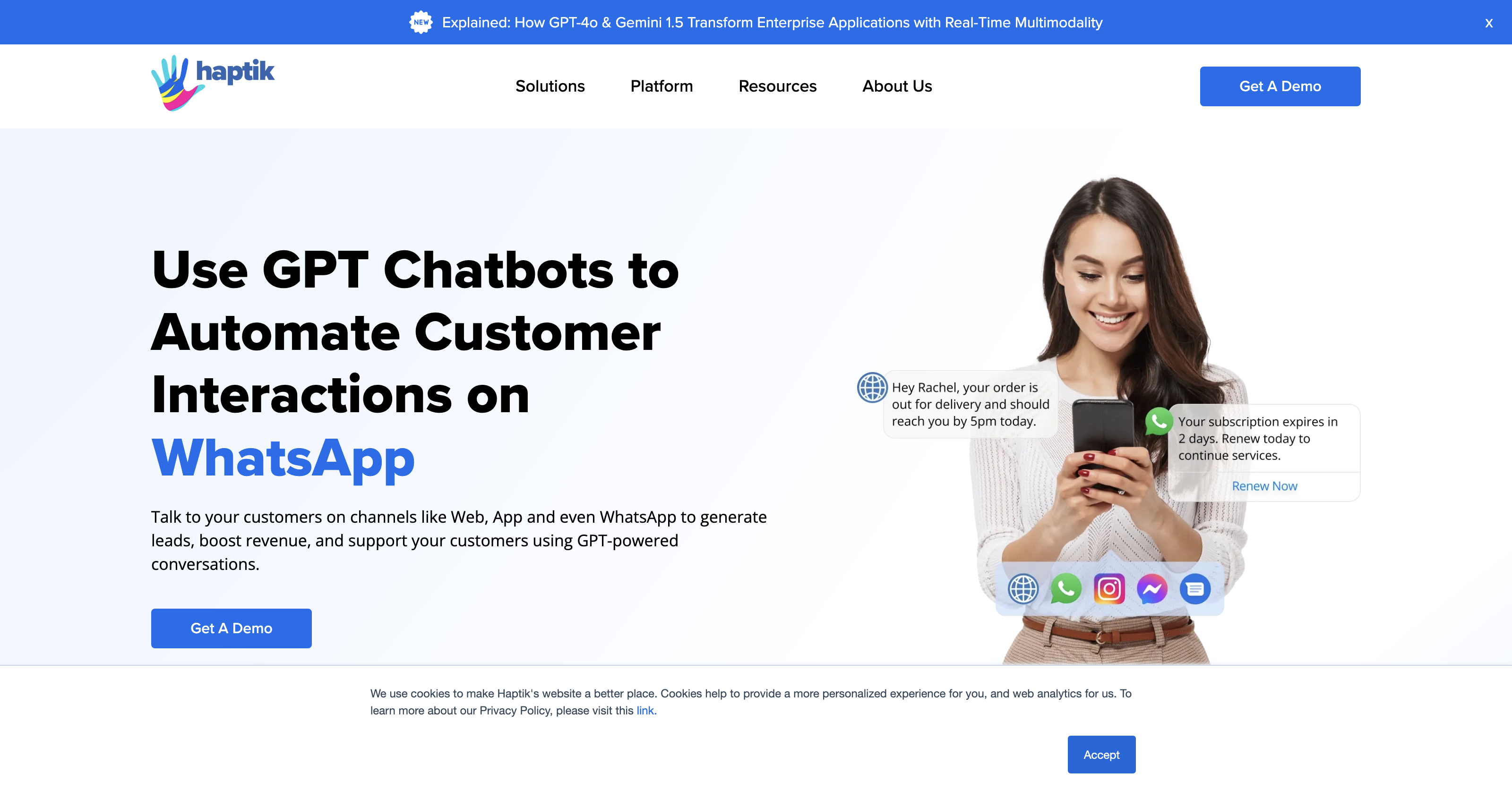 Haptik icon