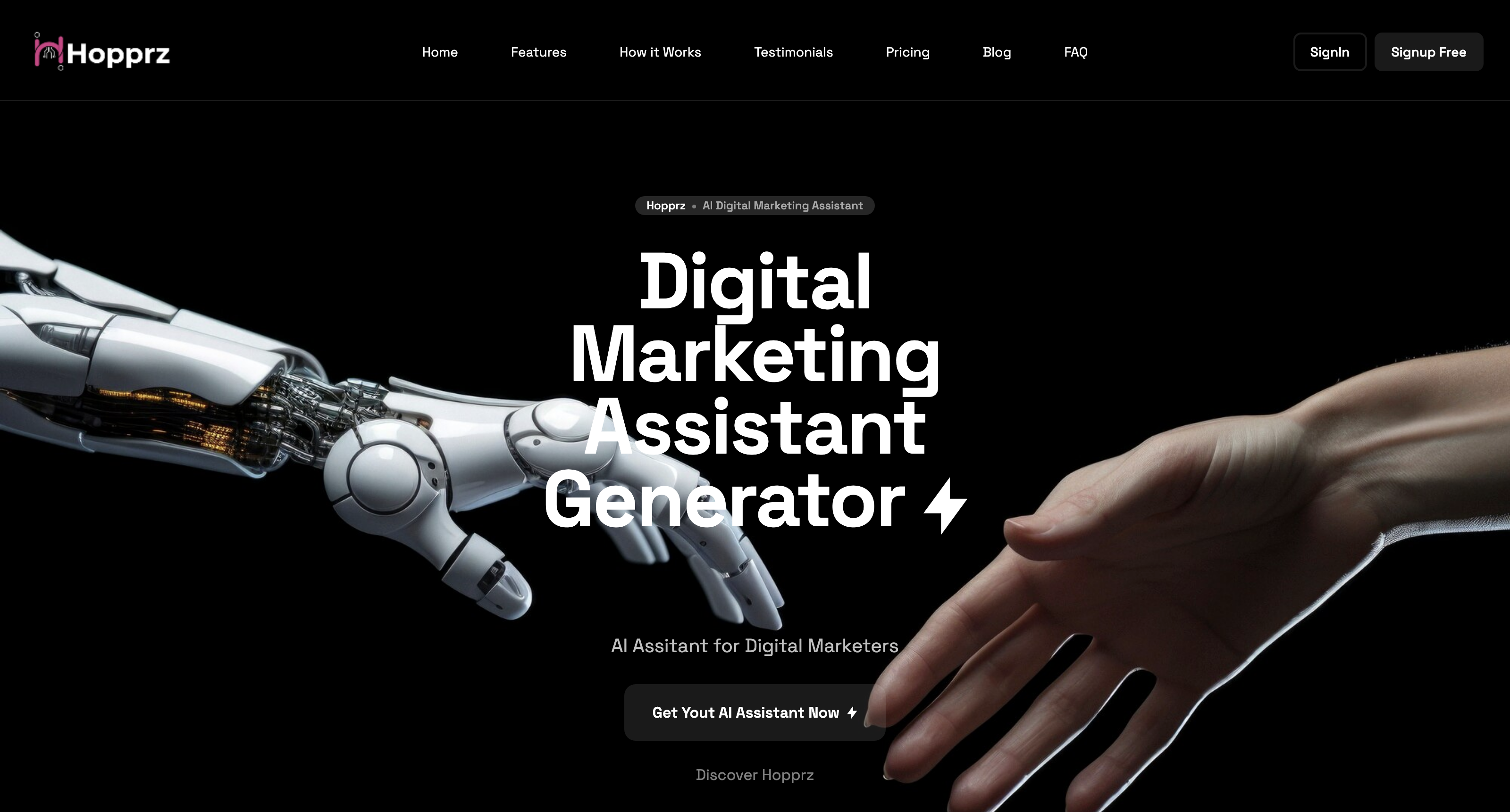Hopprz: Your AI Digital Marketing Assistant