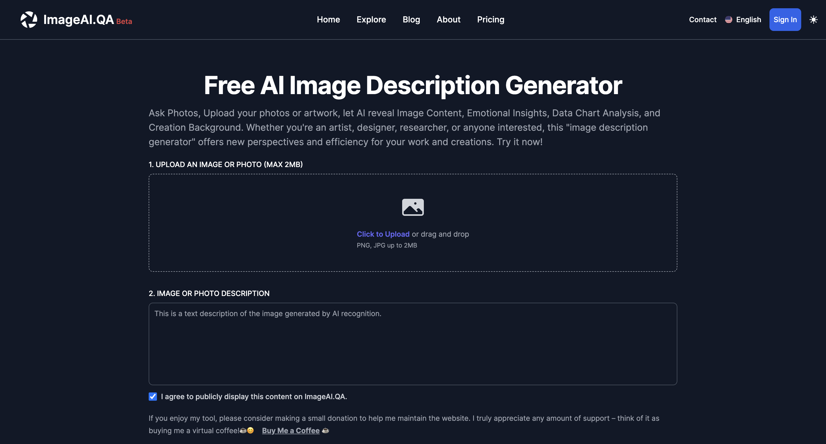 Image Description Generator icon