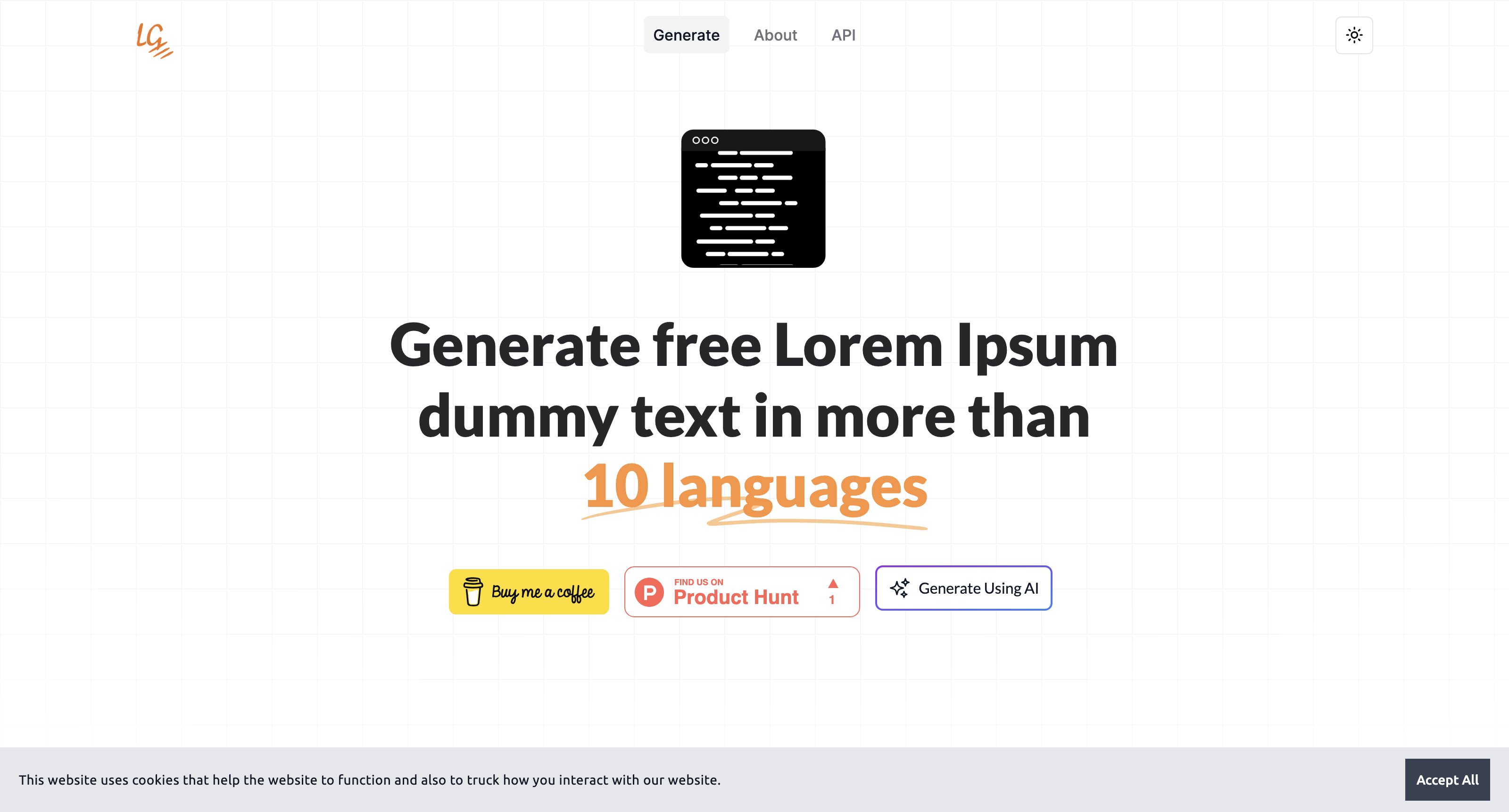 Lipsumgen - Lorem Ipsum Generator icon