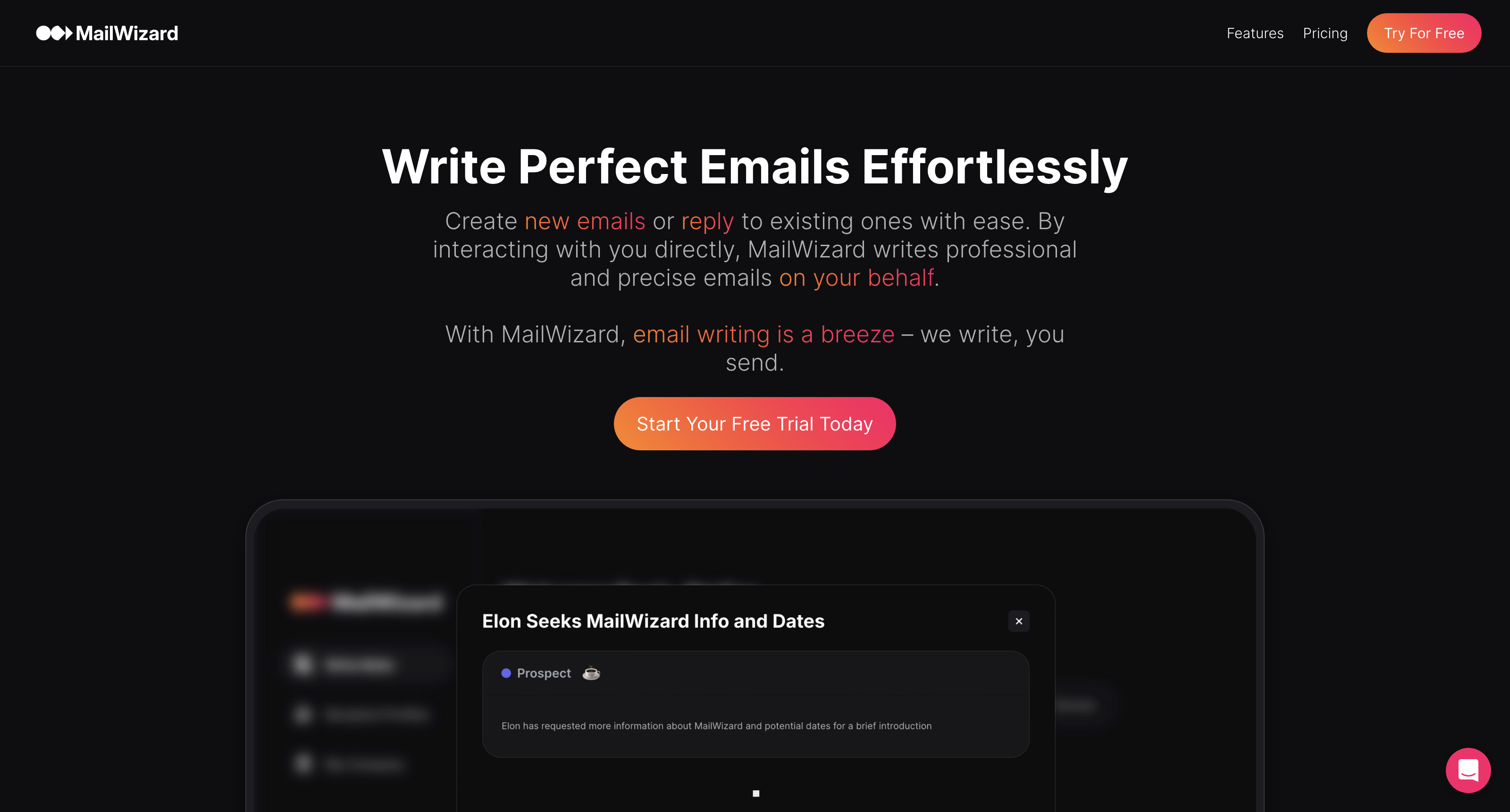 MailWizard: Revolutionize Email Writing with AI | Professional Email Assistant icon