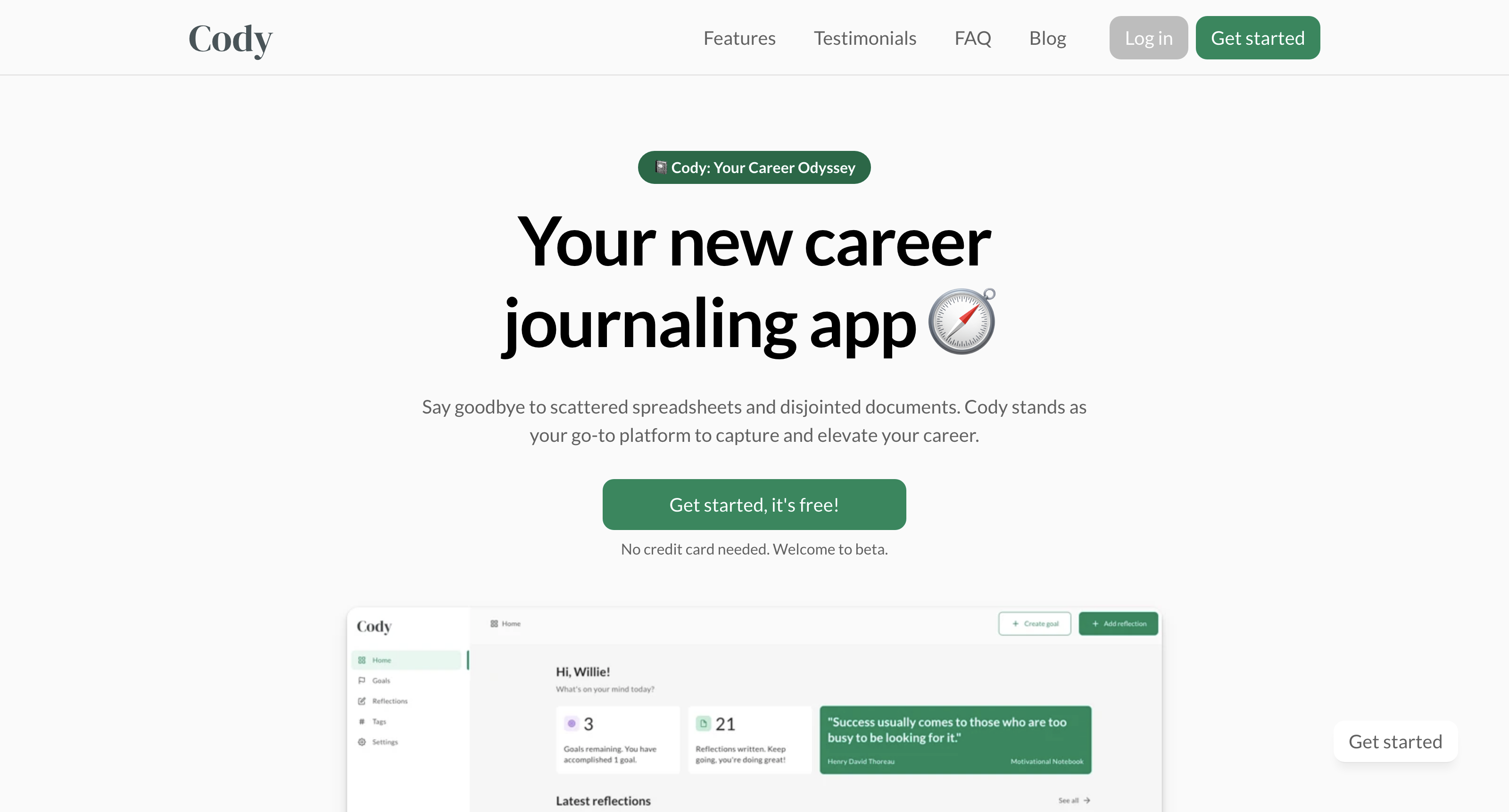 Your Career Reflections