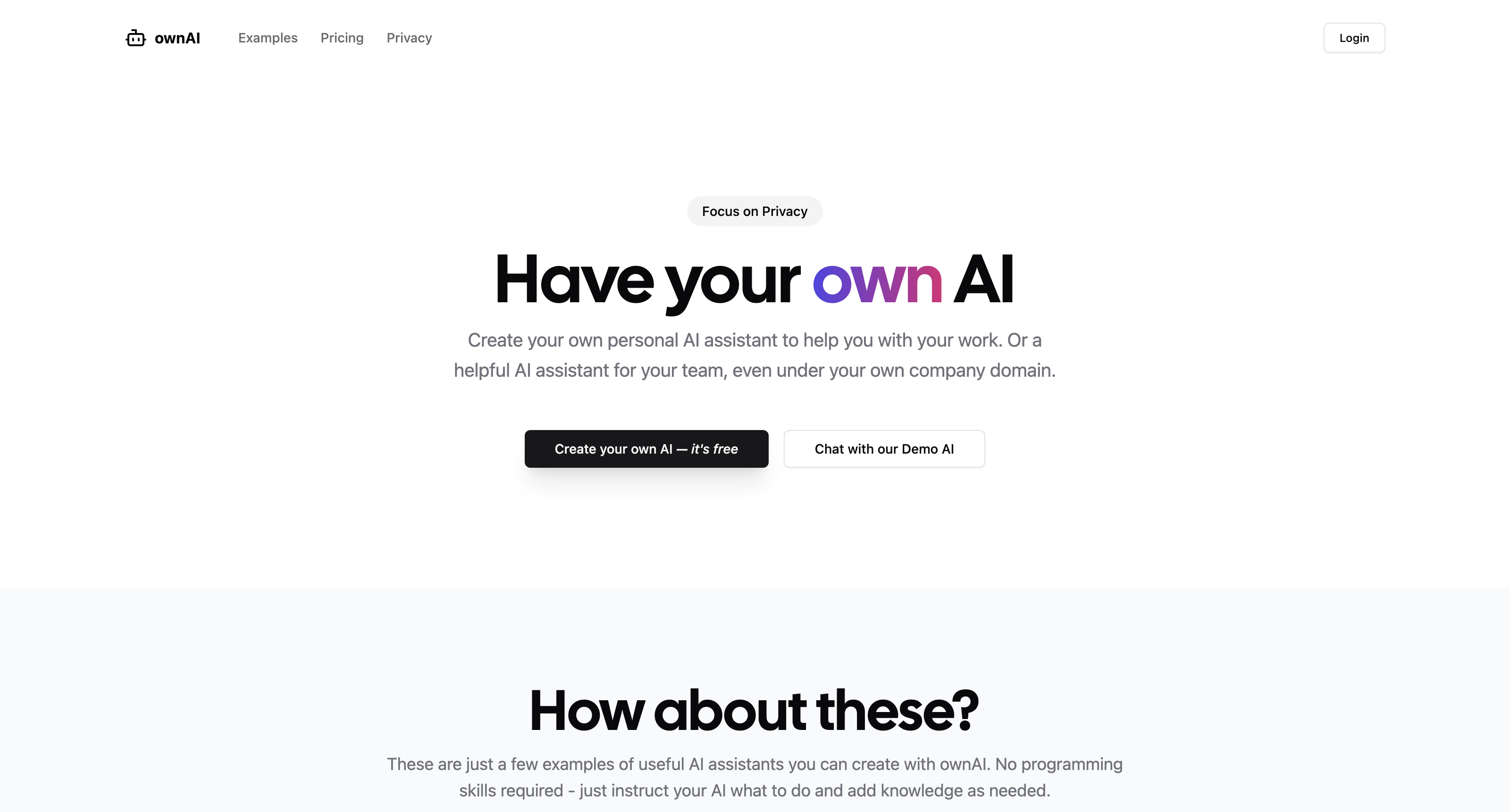 ownAI – Have your own AI icon