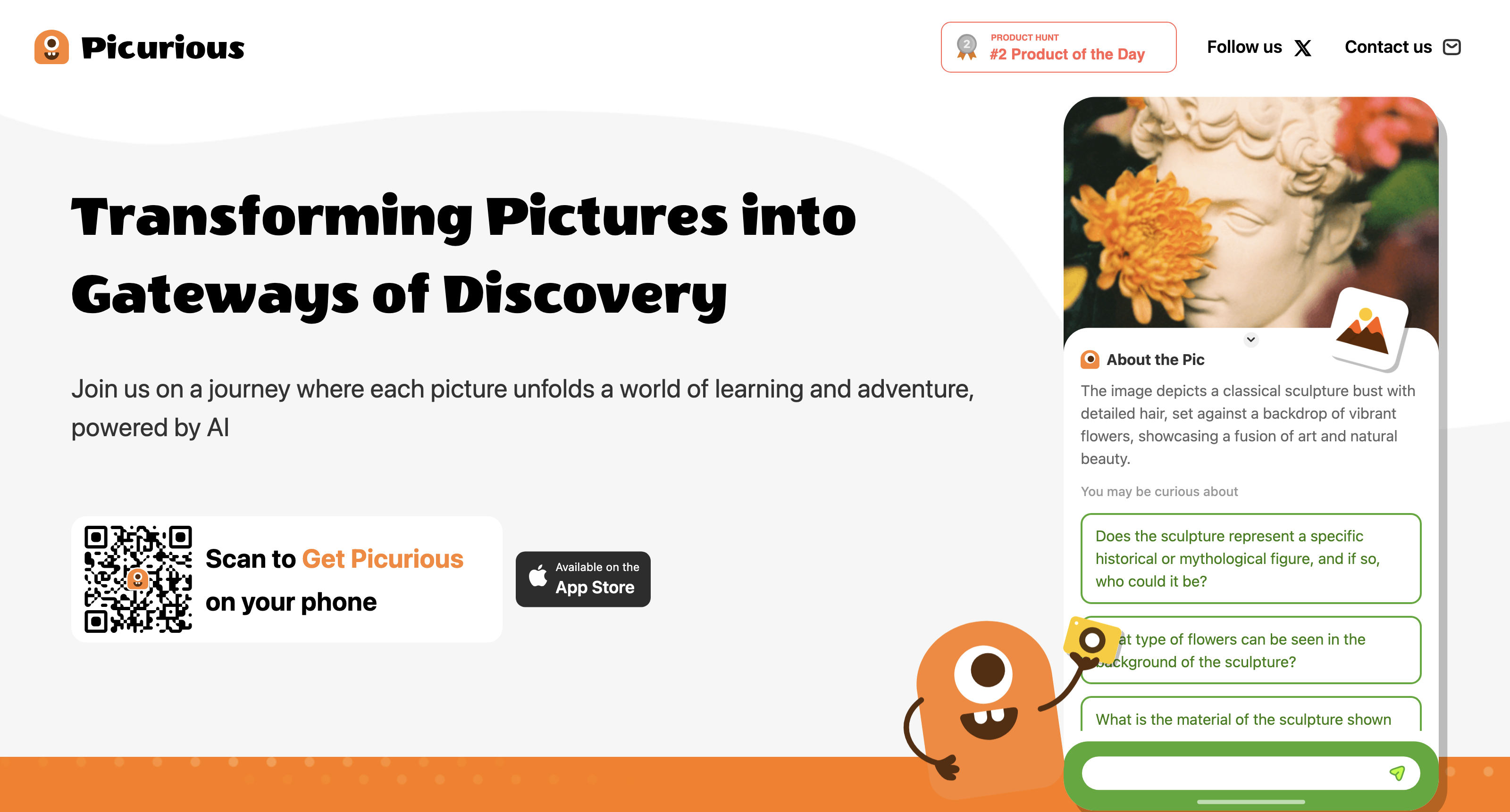 Snap, Solve & Discover Picture with AI - Picurious icon