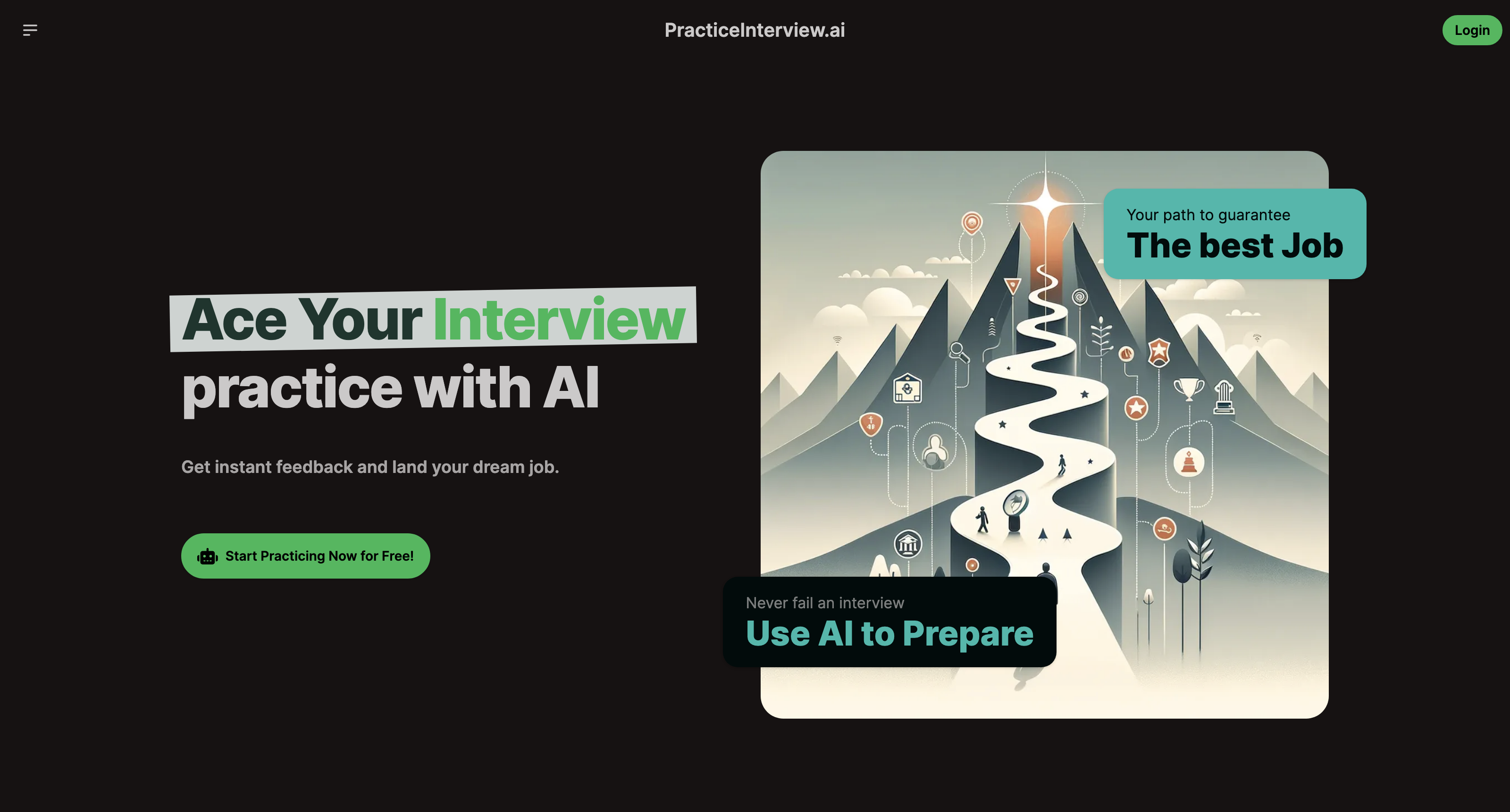 Interview Practice Platform for Job Seekers | PracticeInterview.ai icon