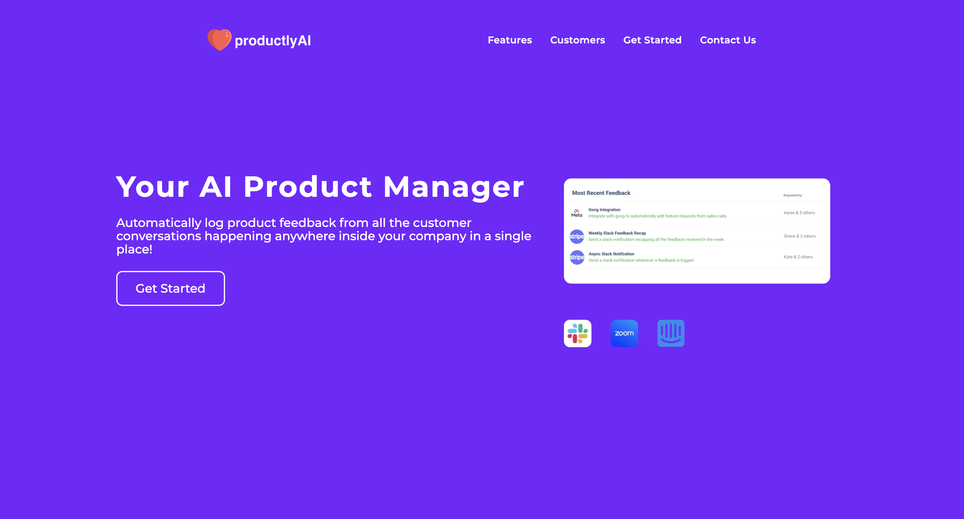 Your AI Product Manager | ProductlyAI