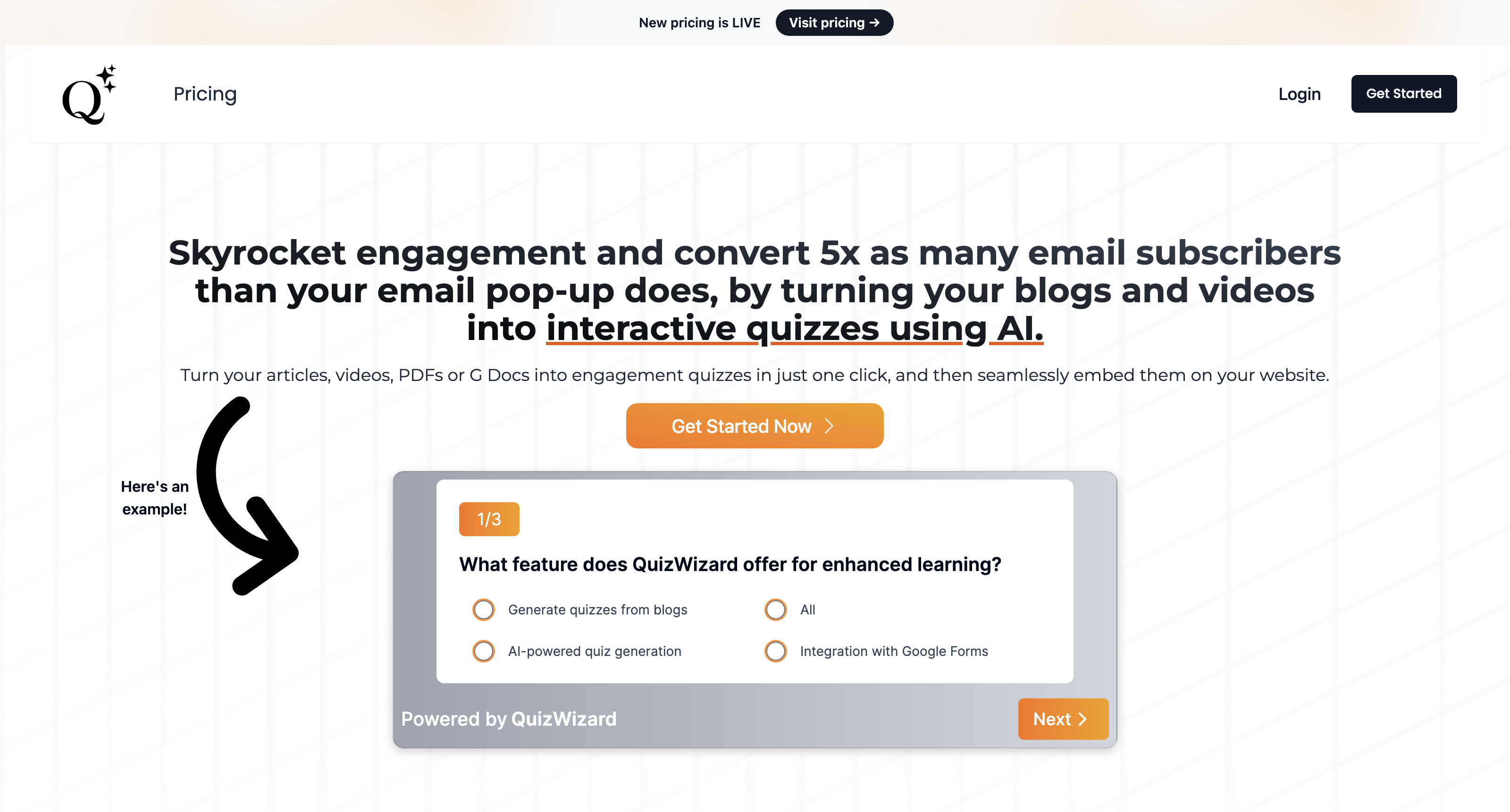 QuizWizard - AI Quiz Generator For Articles, Videos & PDFs icon