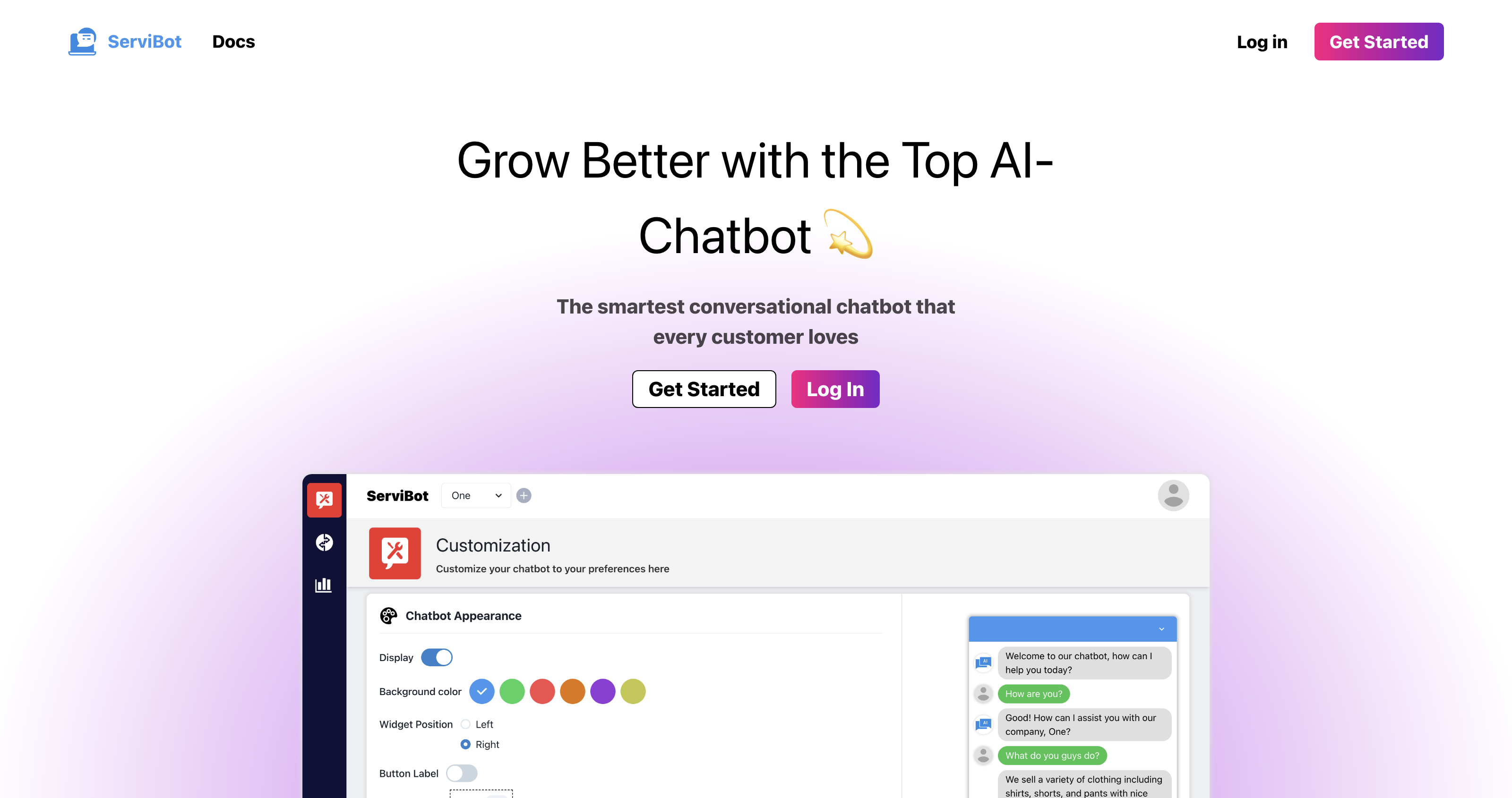 ServiBot - The First Advanced AI Chatbot icon