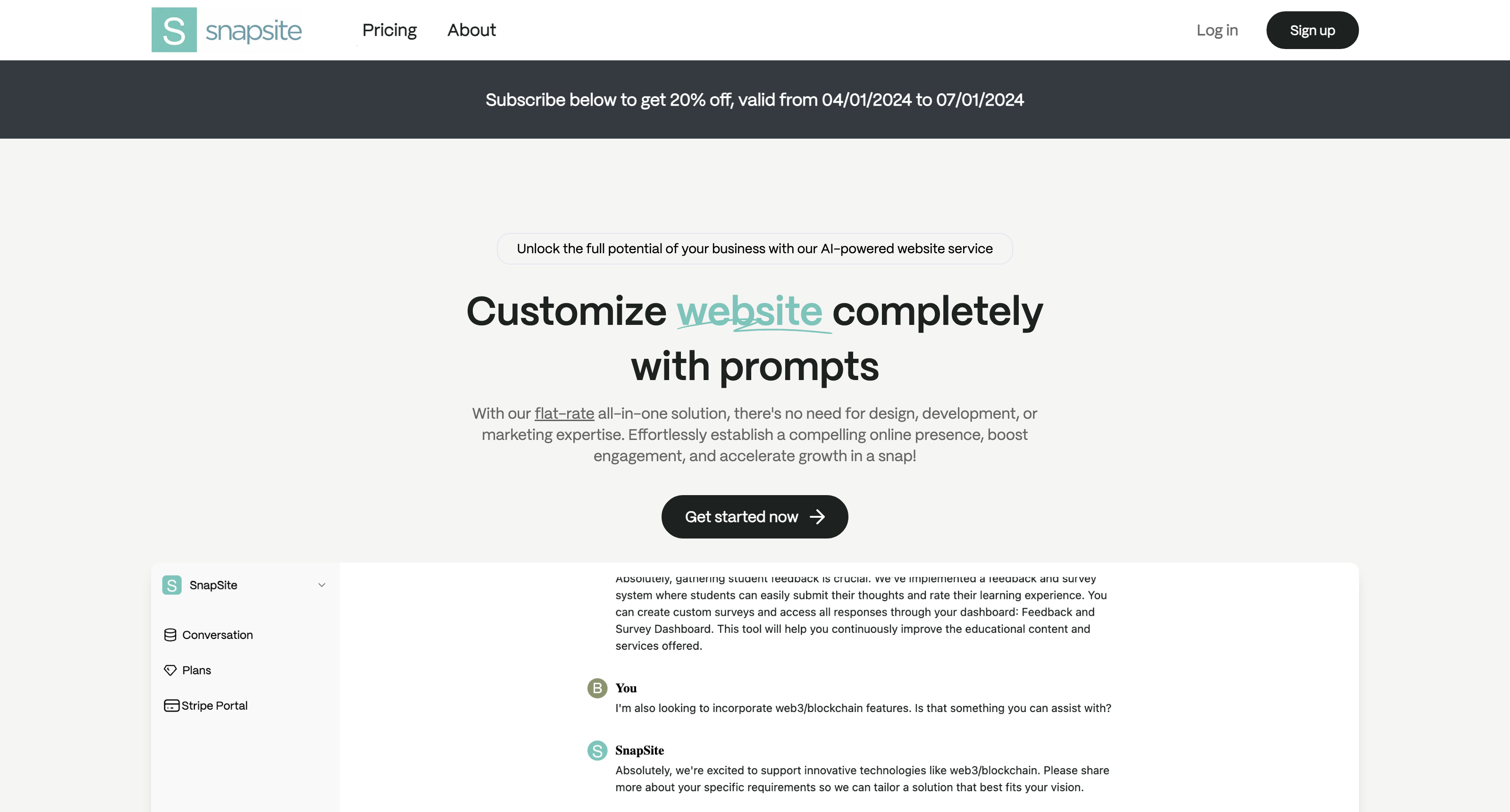 SnapSite: Customize your website effortlessly icon