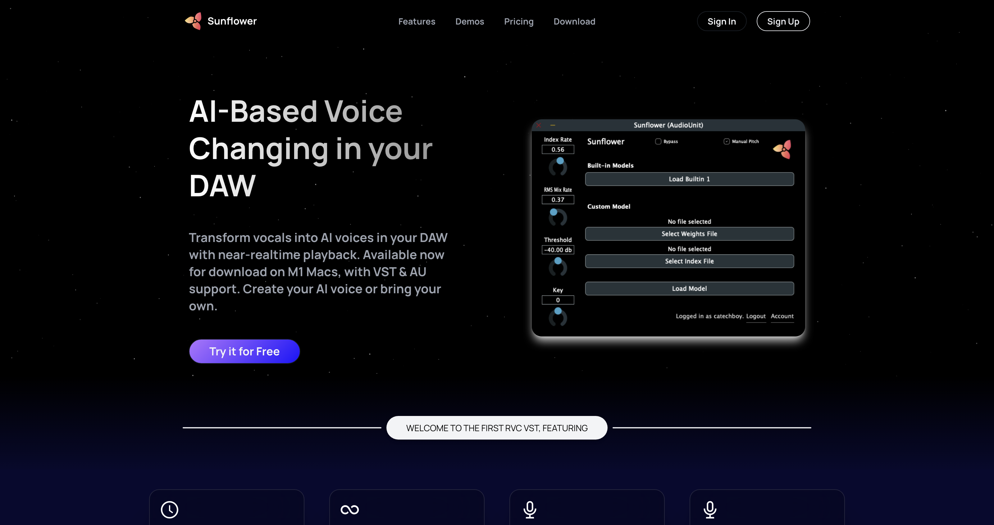 Sunflower Sparrow - AI Voice Changing VST