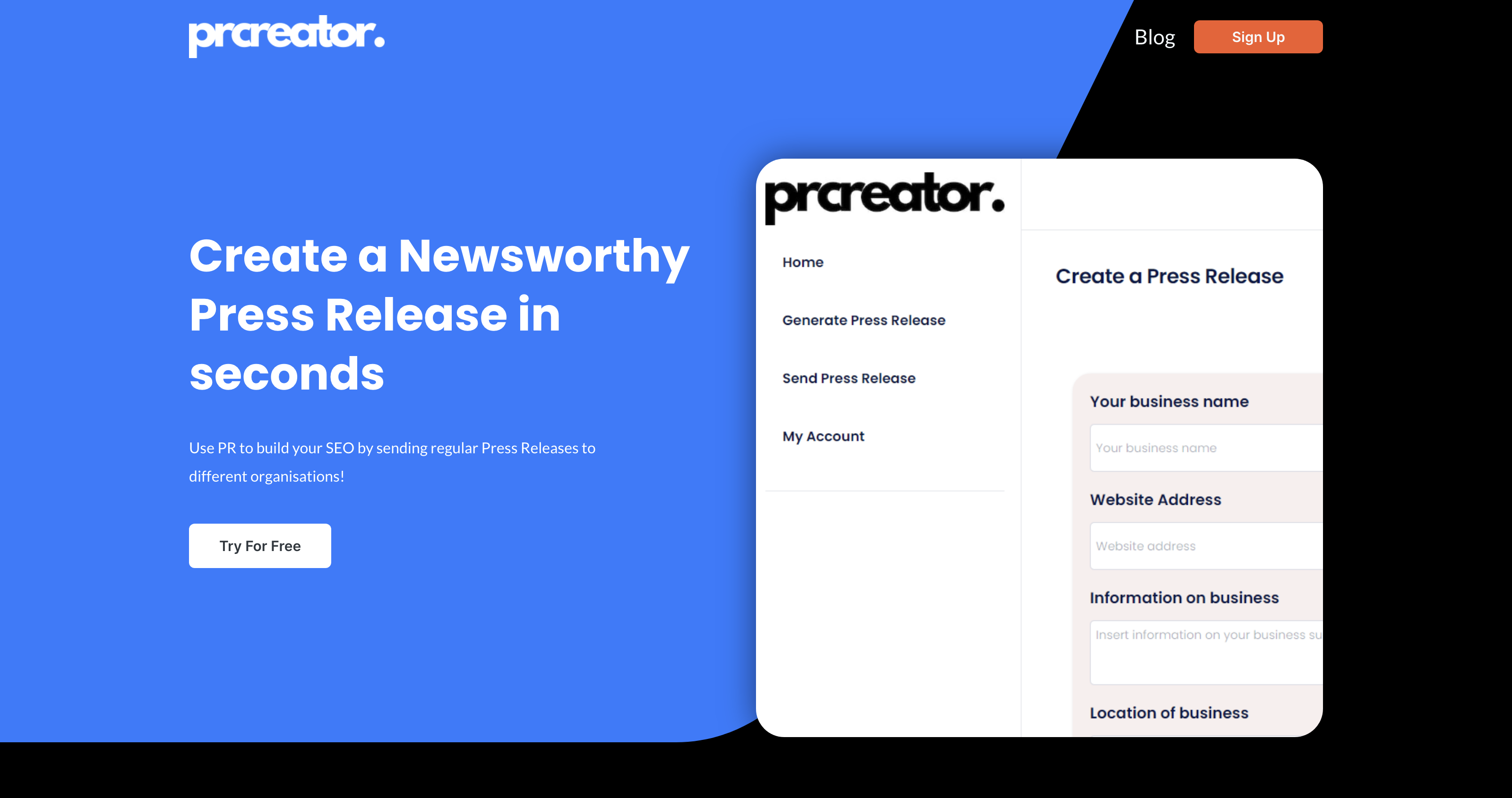 The PR Creator icon