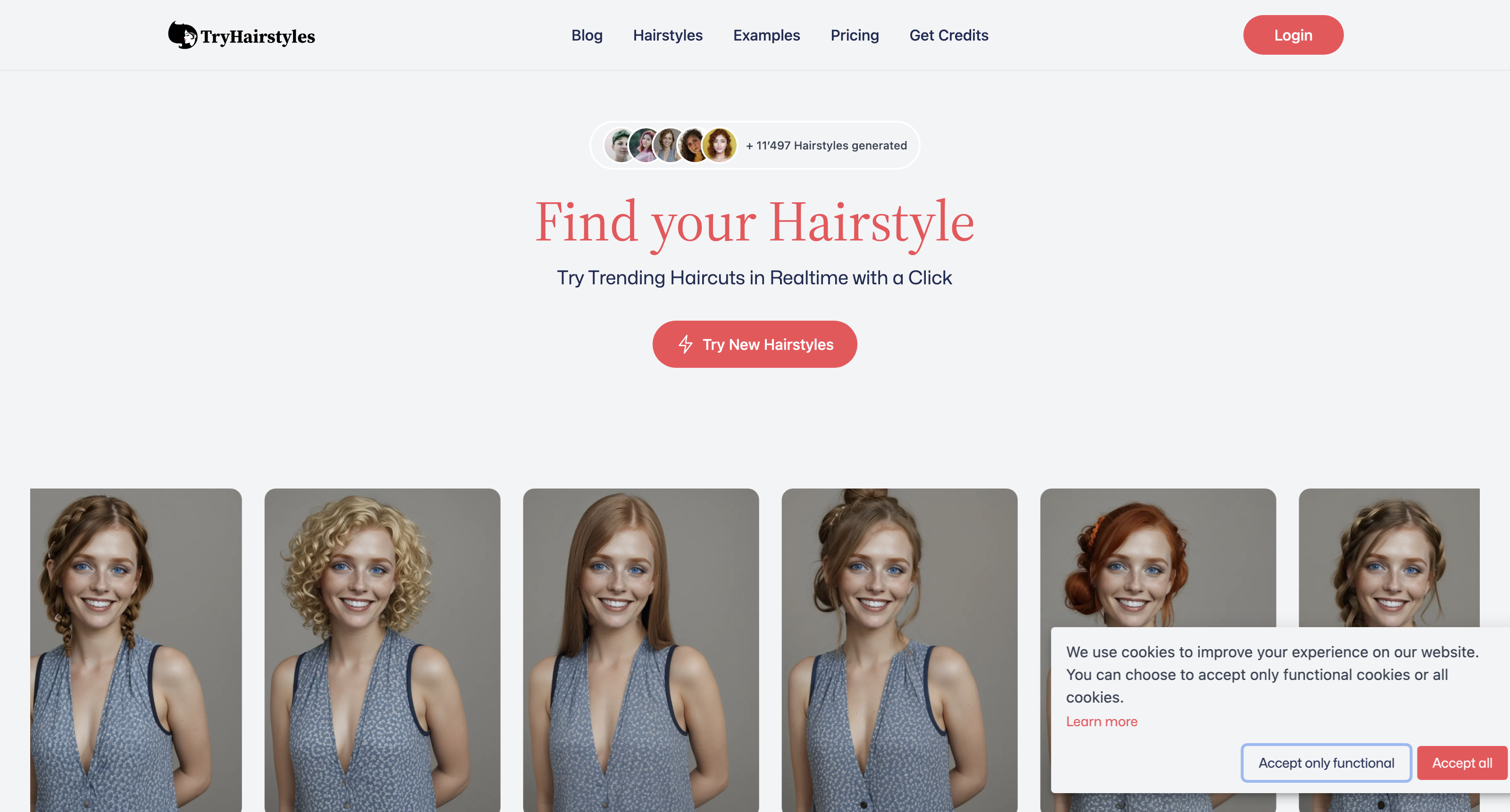 TryHairstyles: Find Your Hairstyle icon