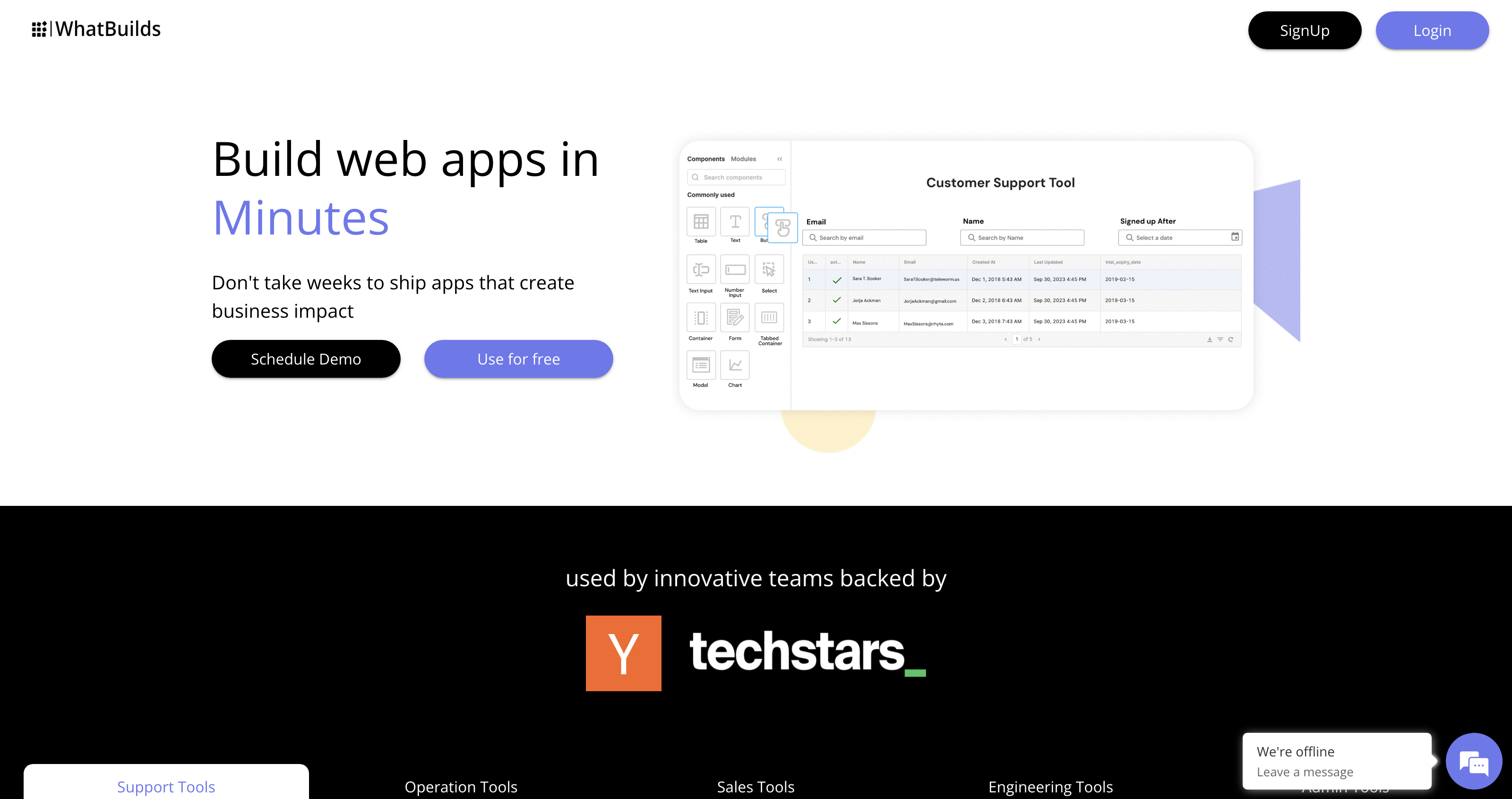 WhatBuilds- Tool builder with 1000+ drag & drop components icon