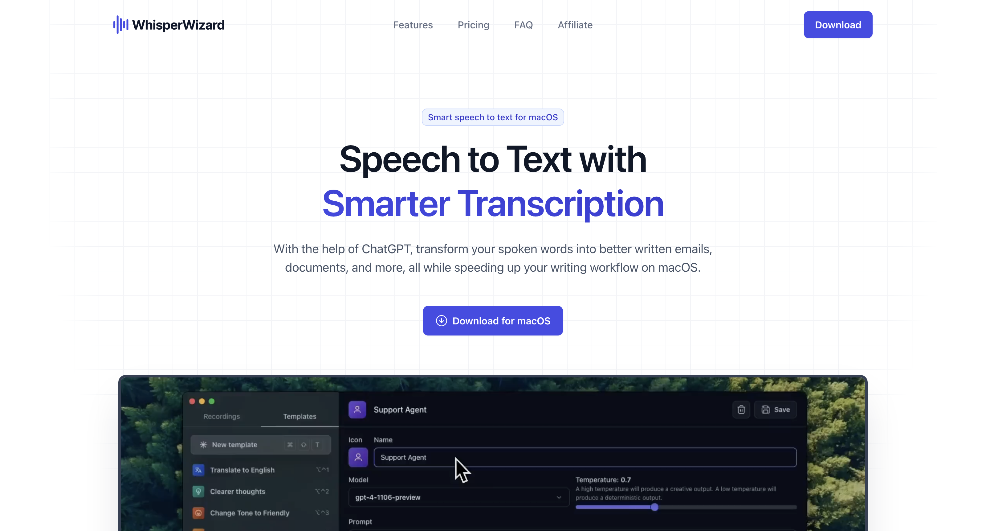 WhisperWizard - Speech to Text with Smarter Transcription icon
