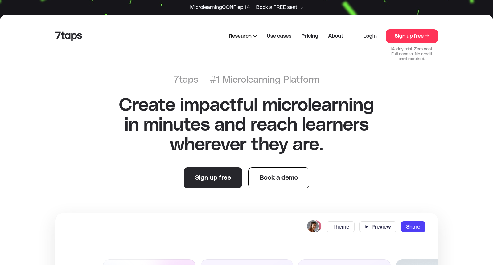 Microlearning platform for training | 7taps microlearning