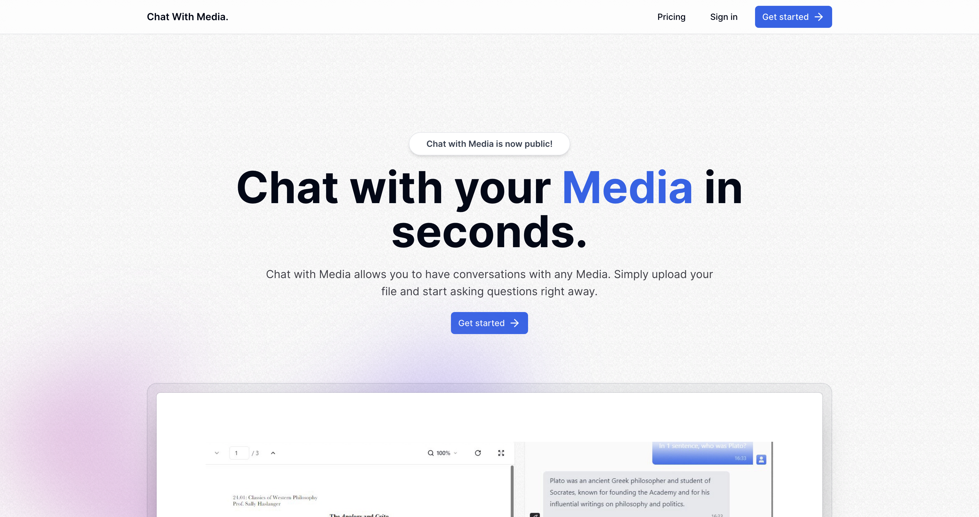 Chat With Media