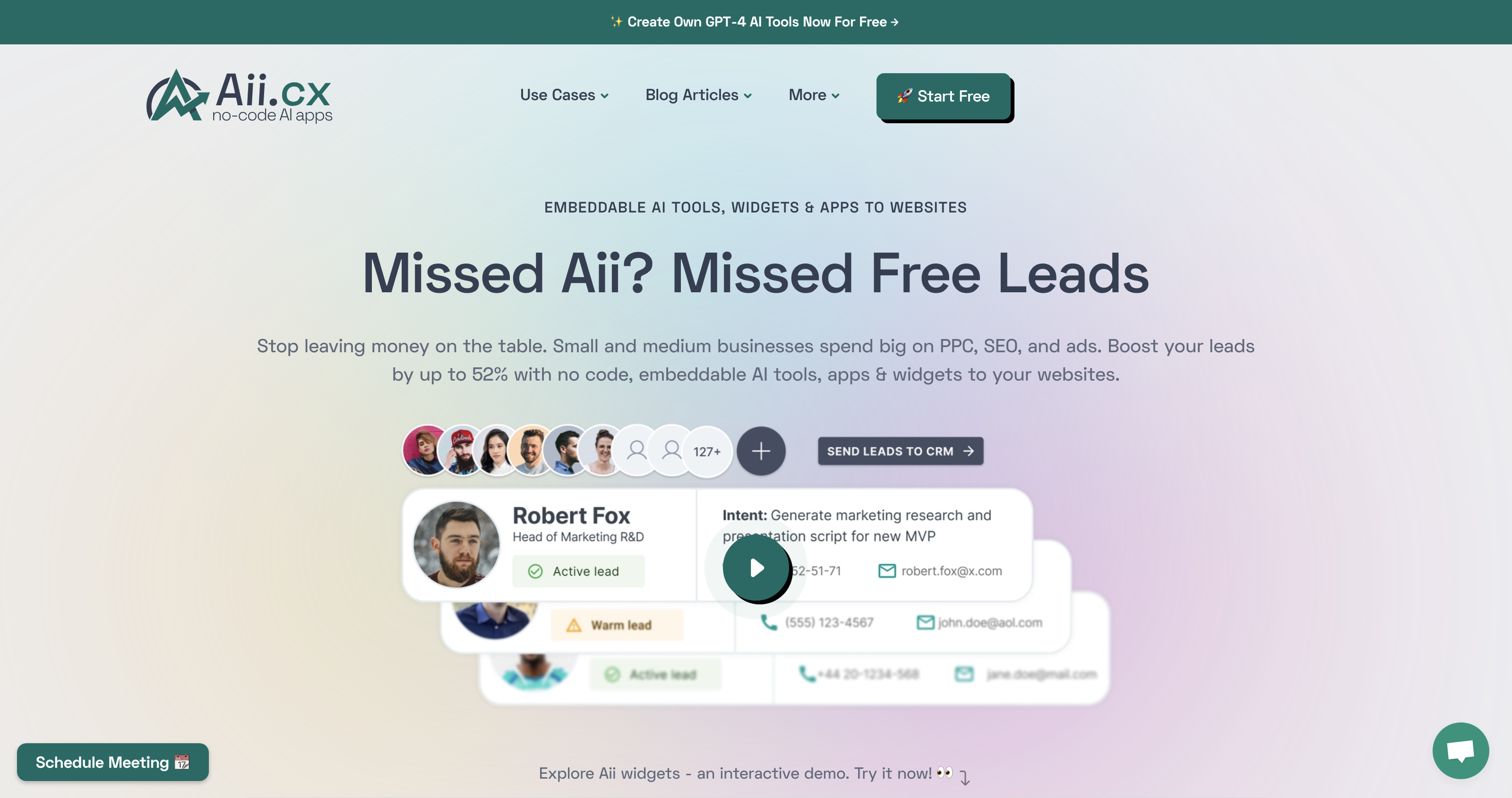 Aii.CX - Best AI Tools and Apps , AiiCX . Embed AI ChatGPT to Online Websites
