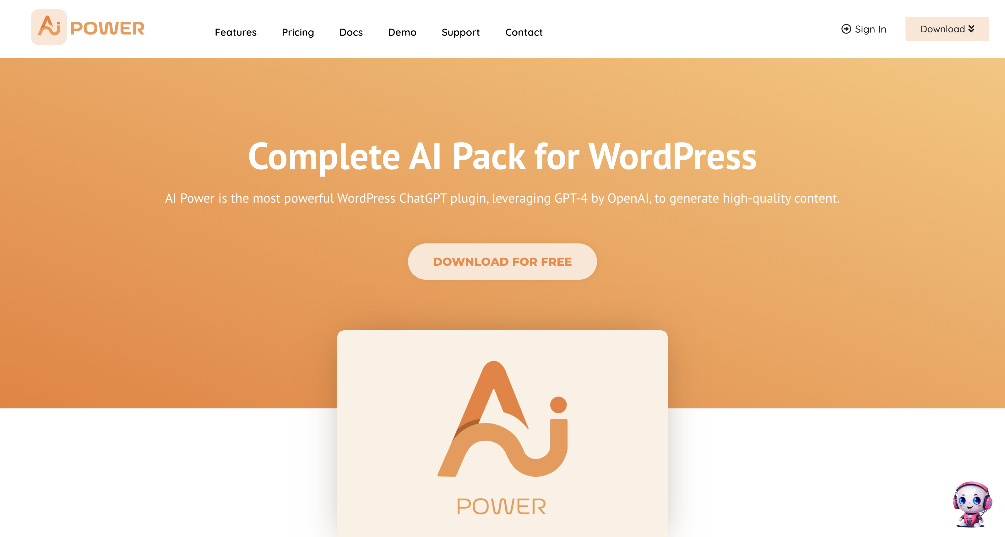 Complete AI Pack - AI Power - Complete AI Pack for WordPress
