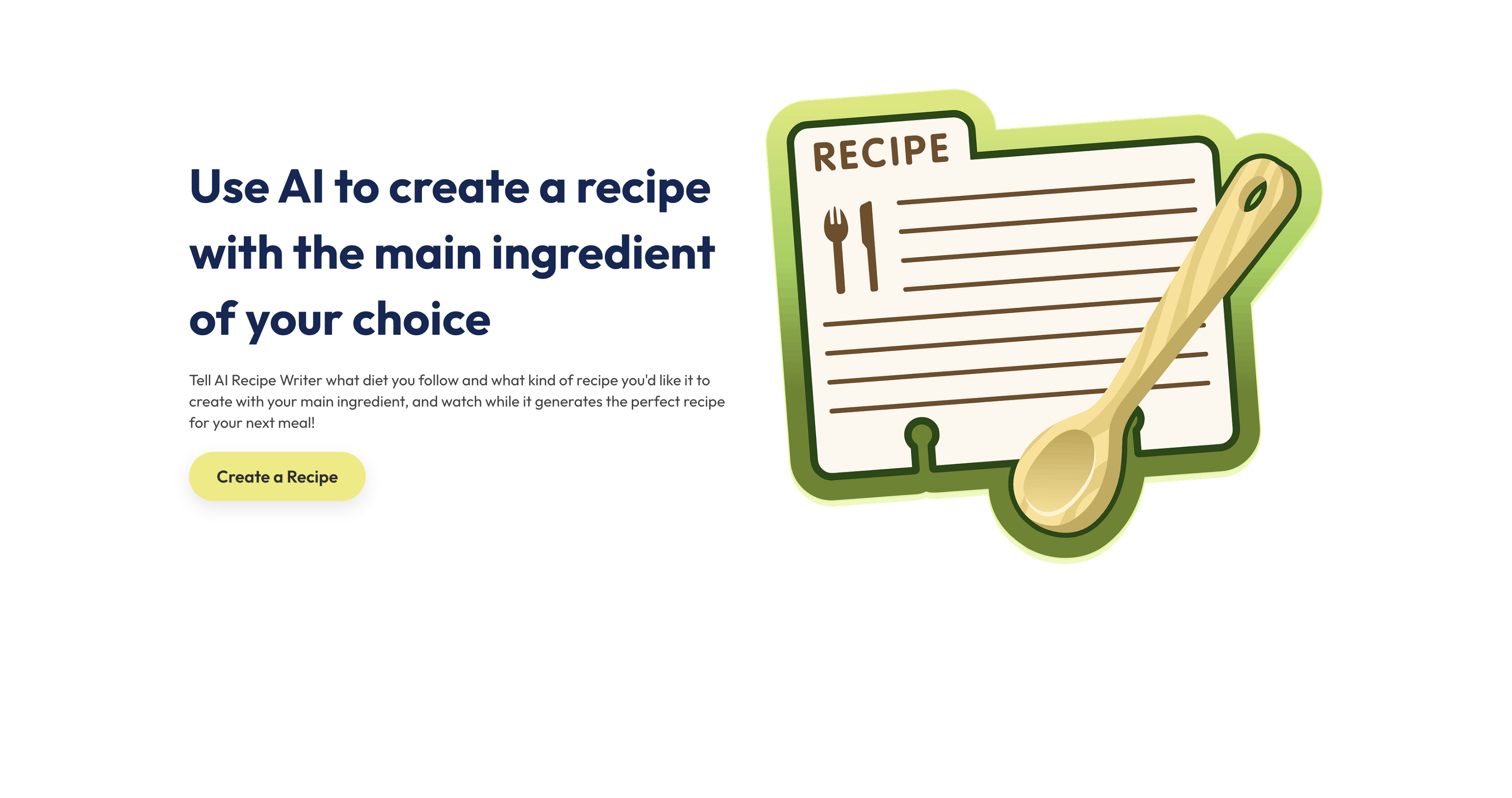 AI Recipe Writer