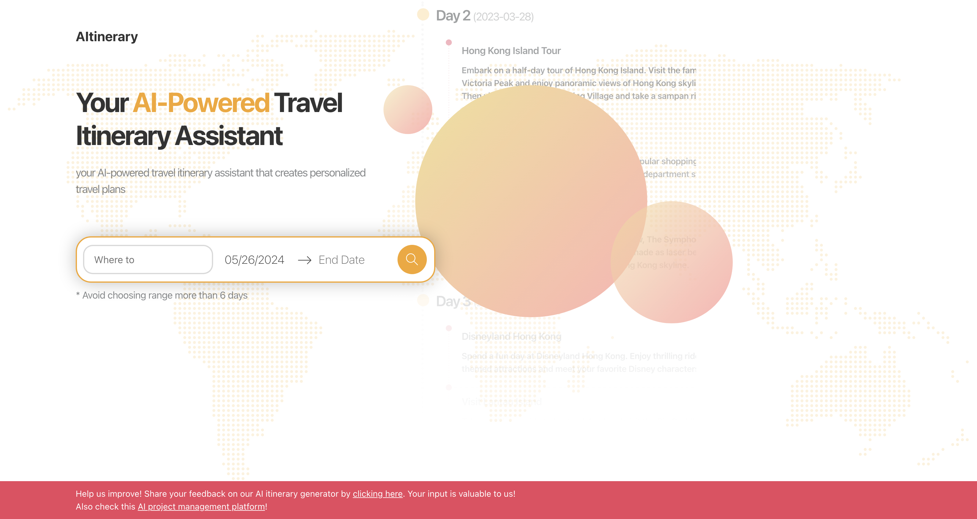 AItinerary | AI-Powered Travel Itinerary Assistant