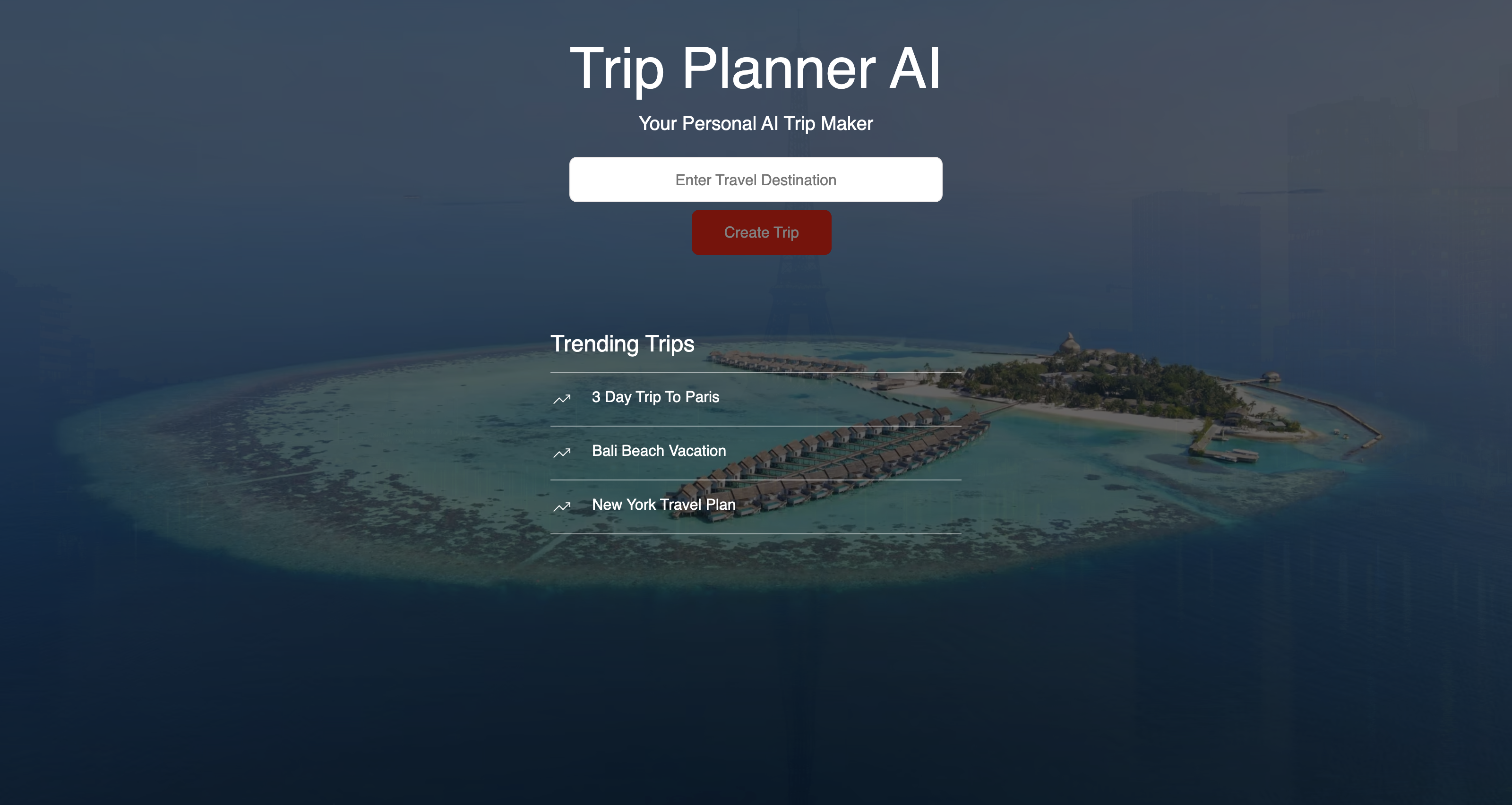 AI Trip Maker | Best Trip Planner AI