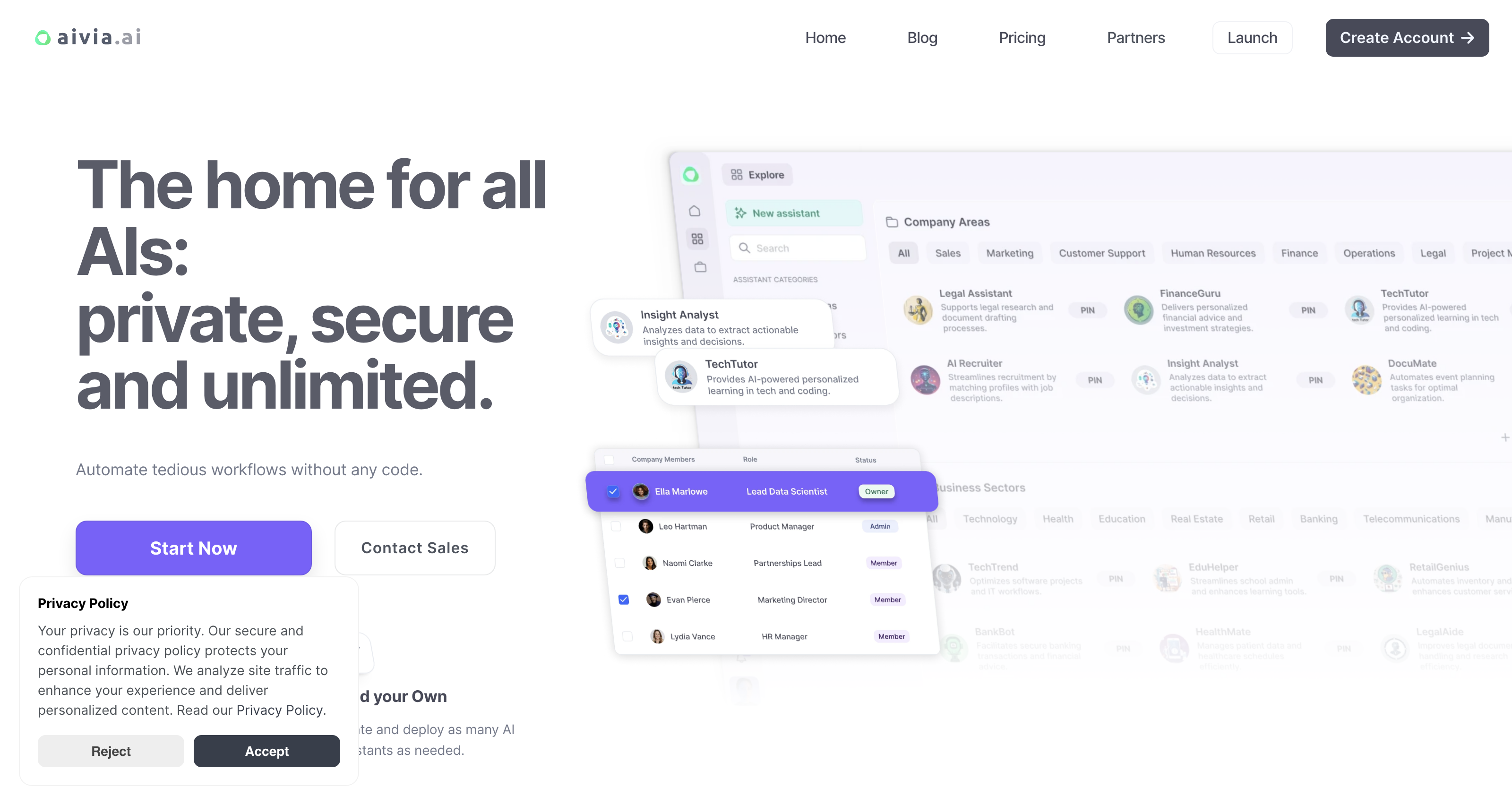 Aivia AI for Business