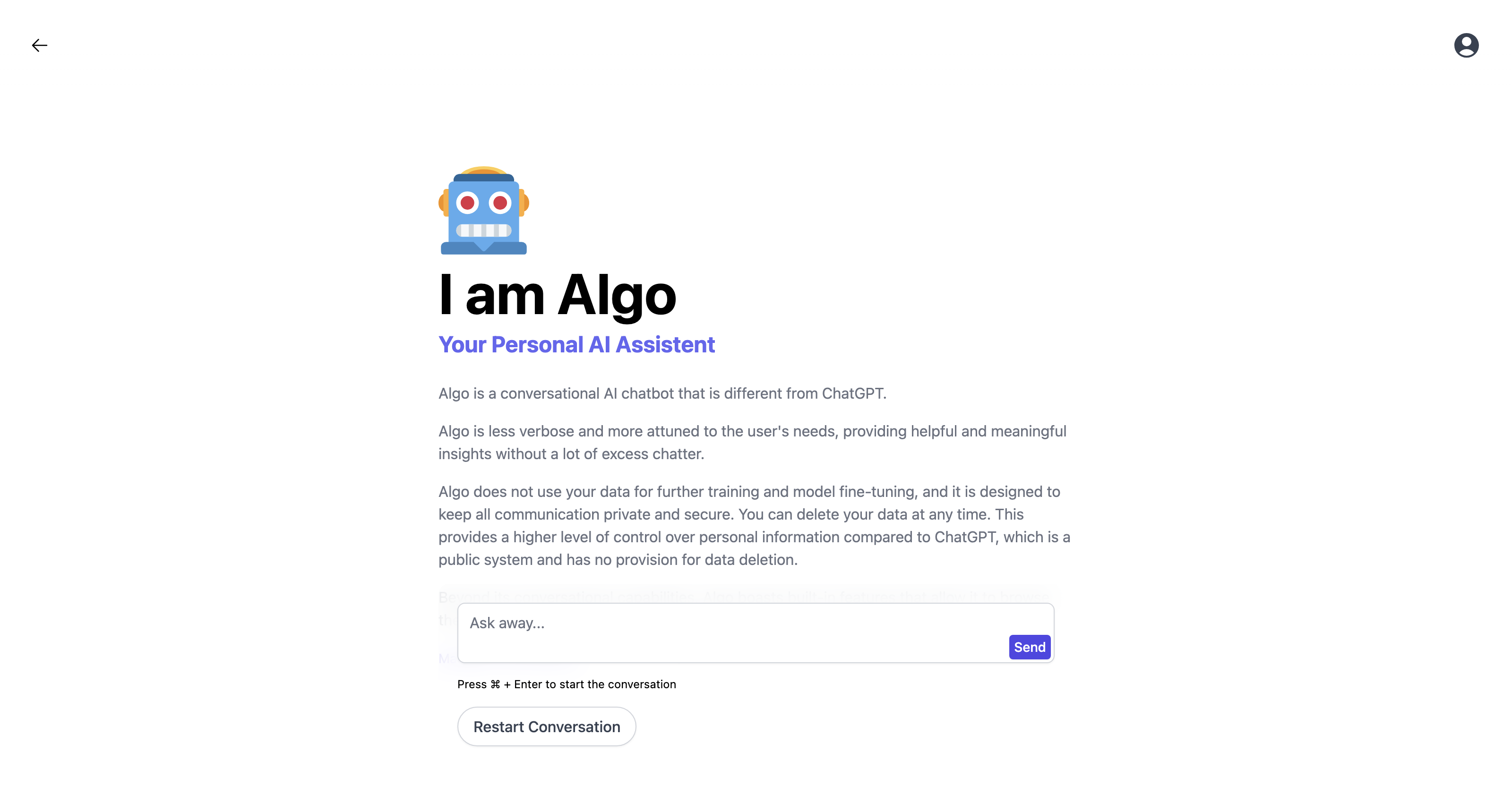 Algo Personal AI Assistant icon