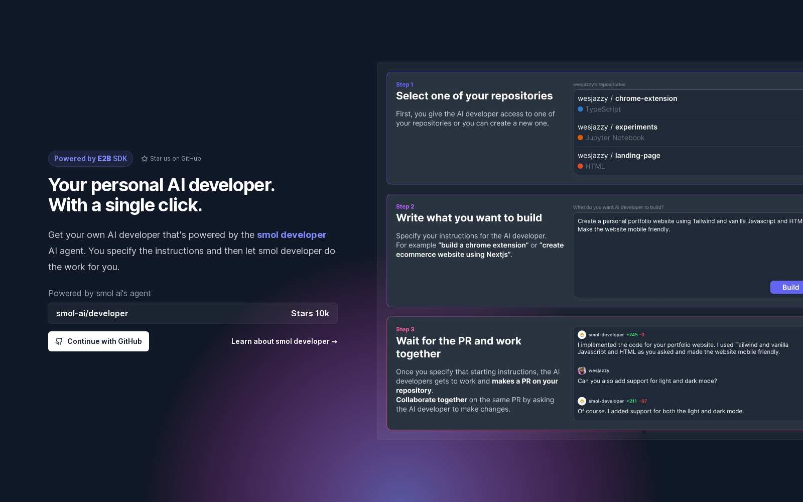 Smol Developer | E2B icon