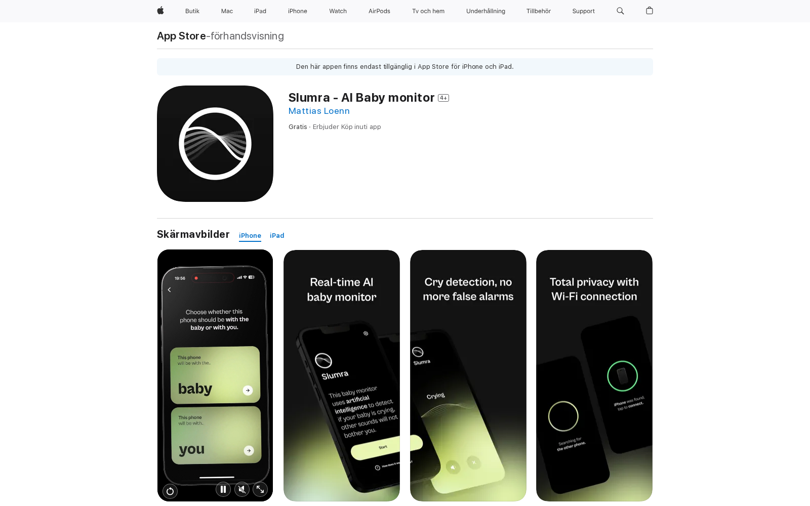 Slumra - AI Baby monitor icon