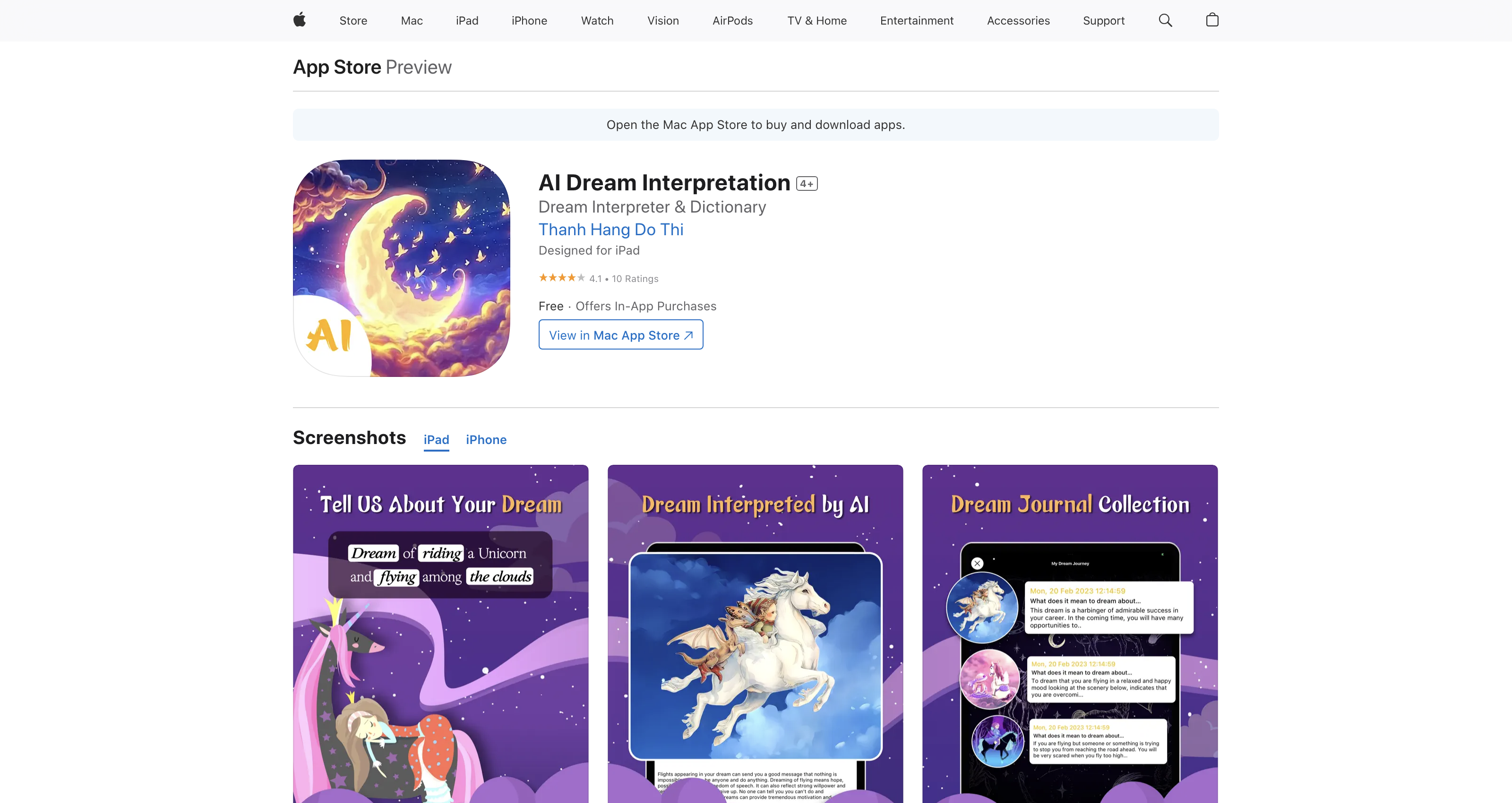 AI Dream Interpretation