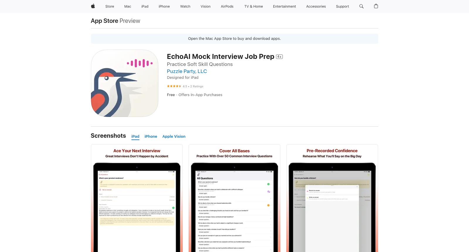 Kasper: AI interview practice icon
