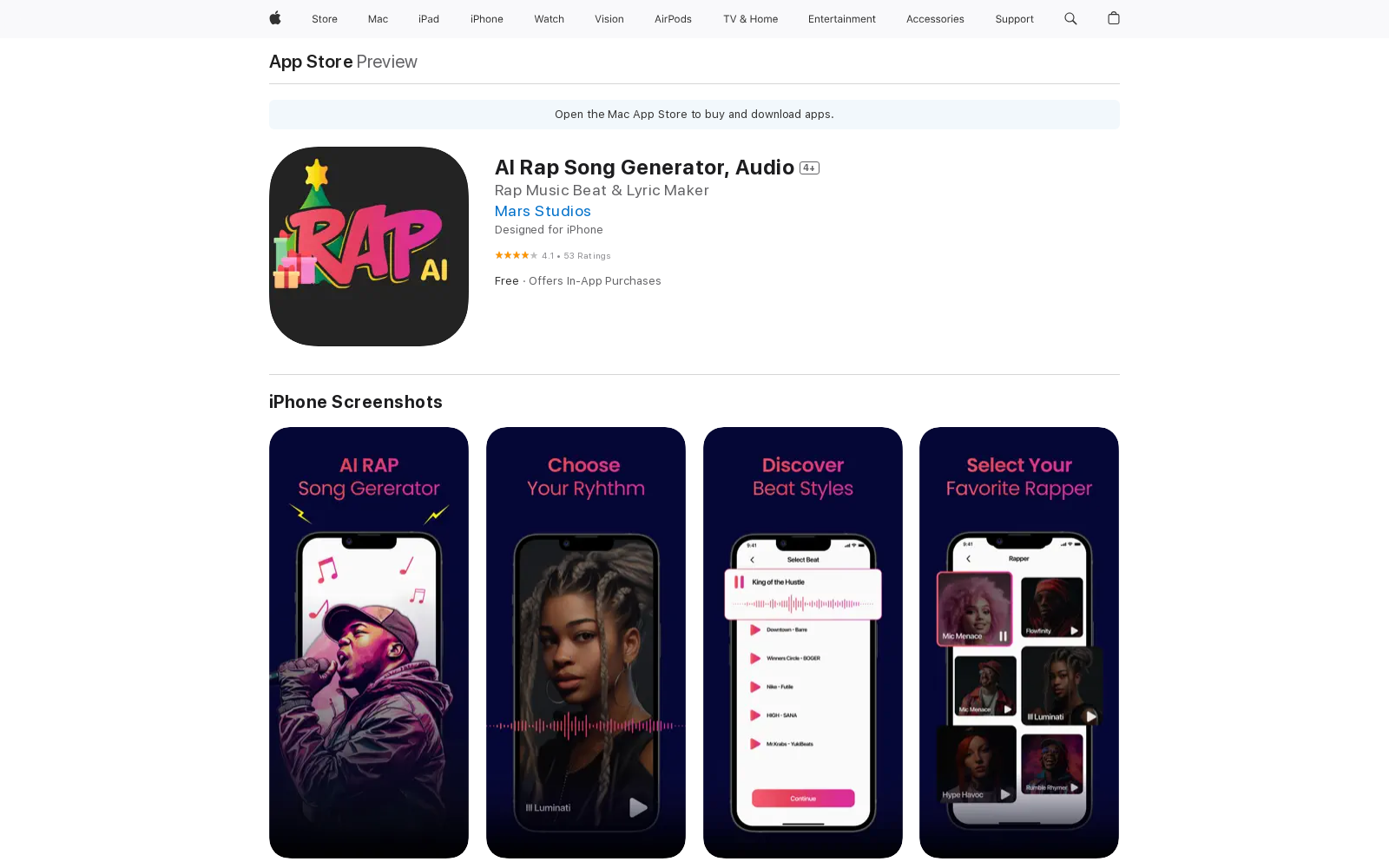 AI Rap Song Generator, Audio icon