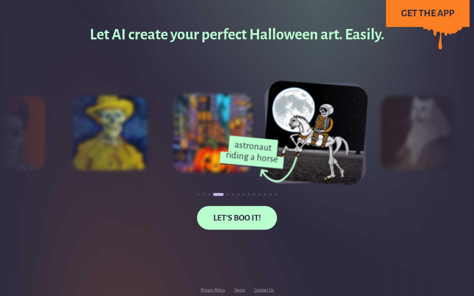 ArtBot.ai - Let AI create your perfect Halloween art icon