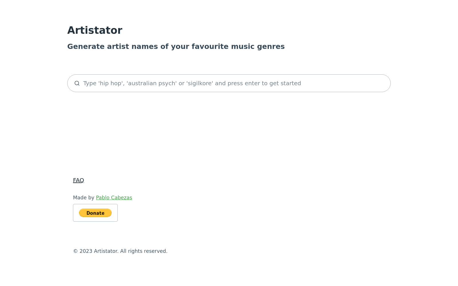 Artistator icon