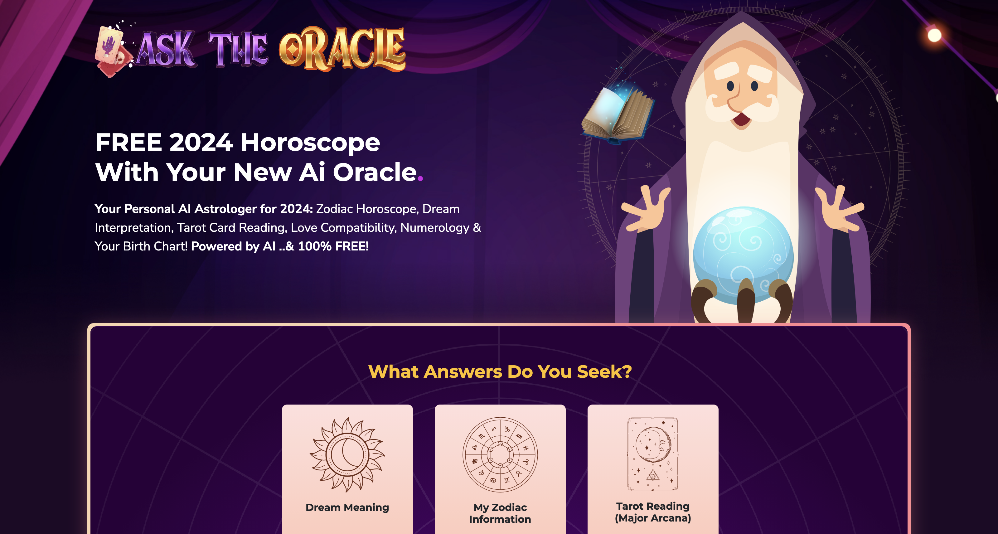 Ask the World's First Ai Oracle icon