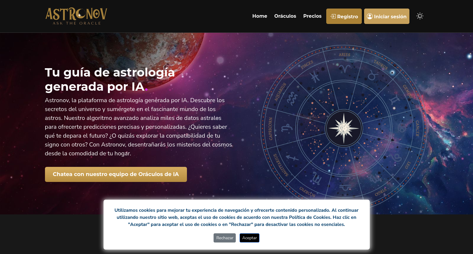 Astronov - Descubre los secretos del cosmos con nuestra astrología IA icon