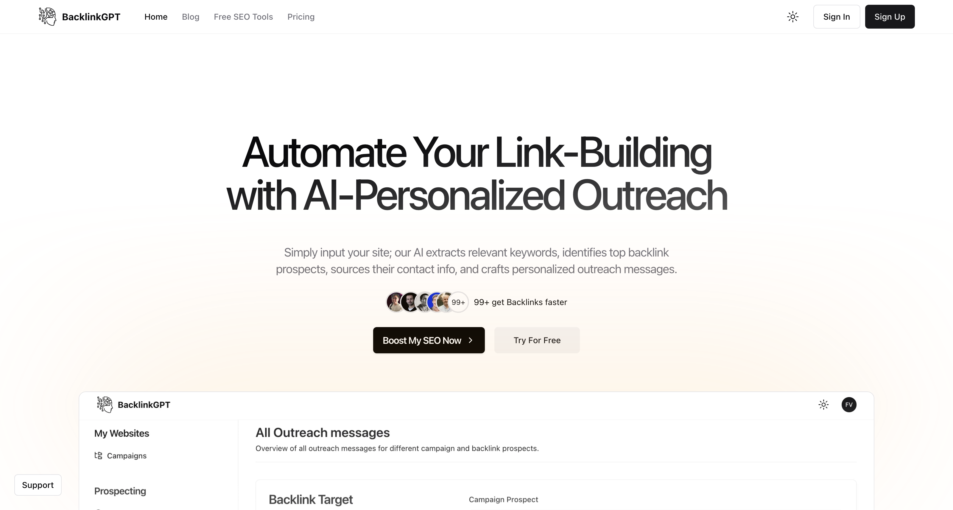 AI-Powered Link Building Platform | BacklinkGPT icon