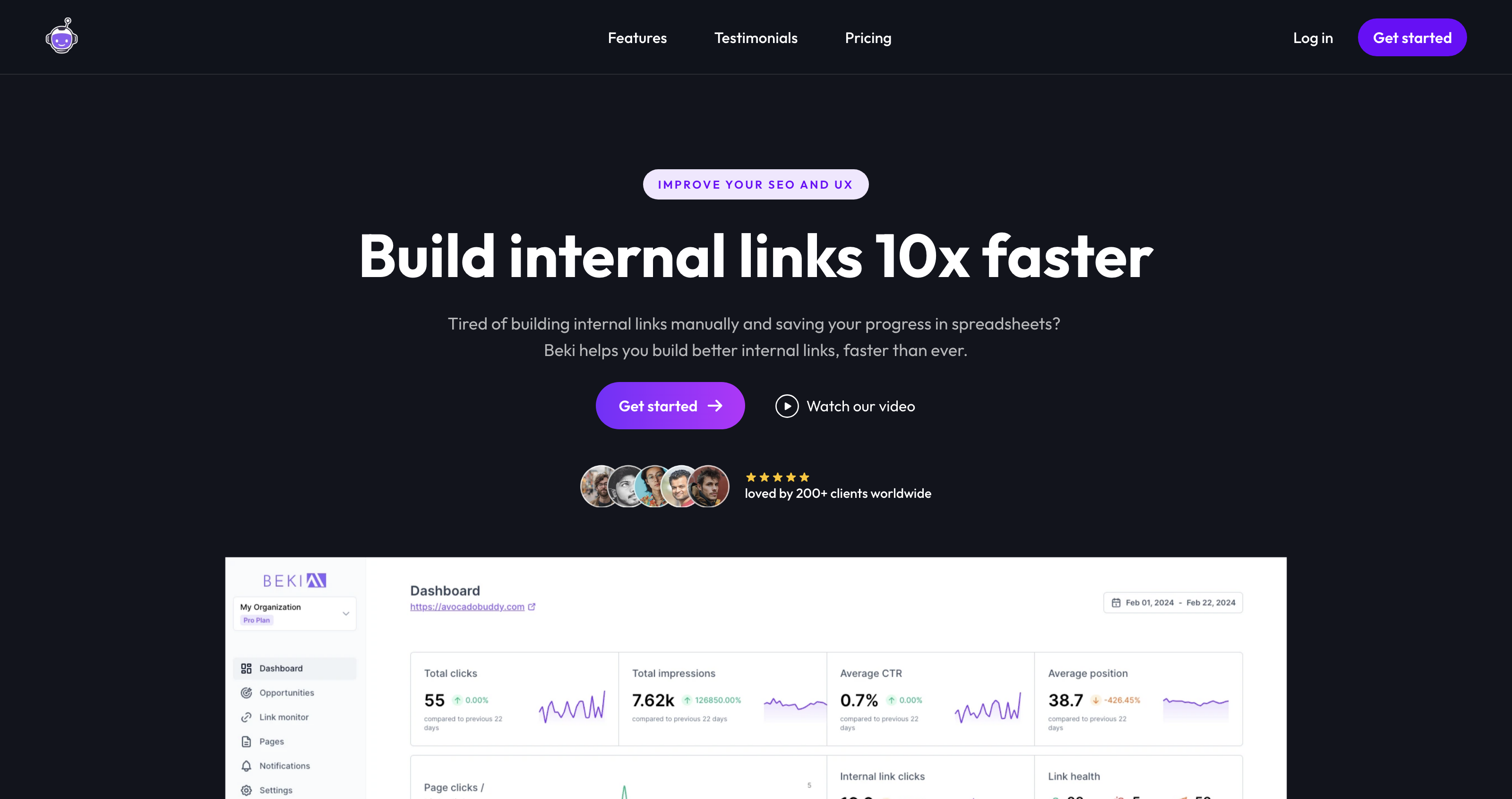 Beki - AI Internal Linking Tool