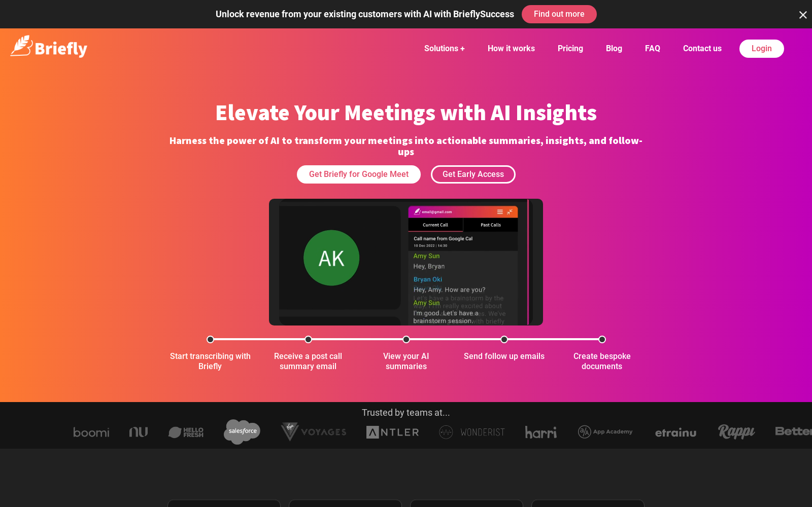 BrieflyAI - AI meeting summaries, insights, and follow ups icon