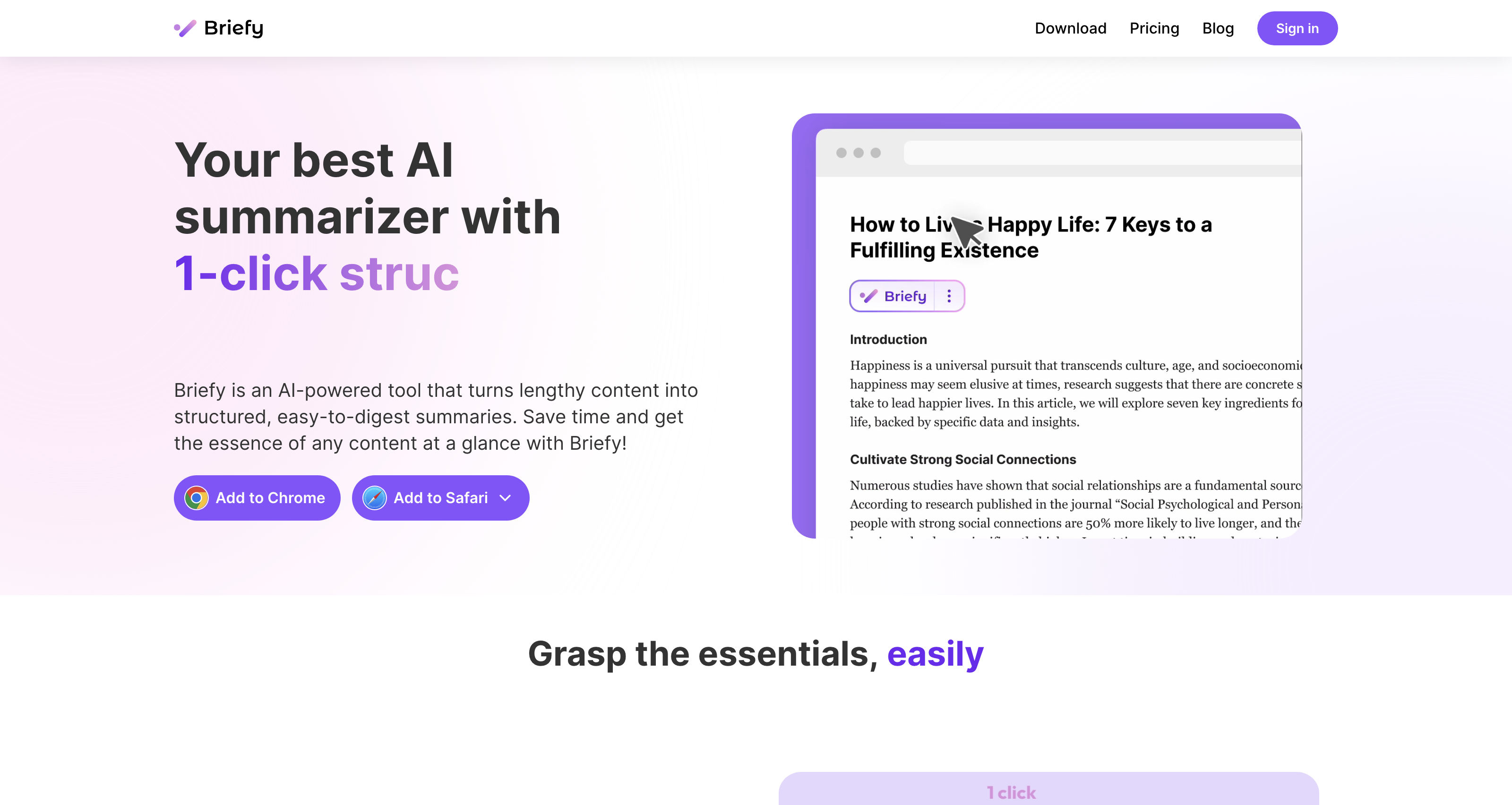 Briefy - Your Best AI Summarizer