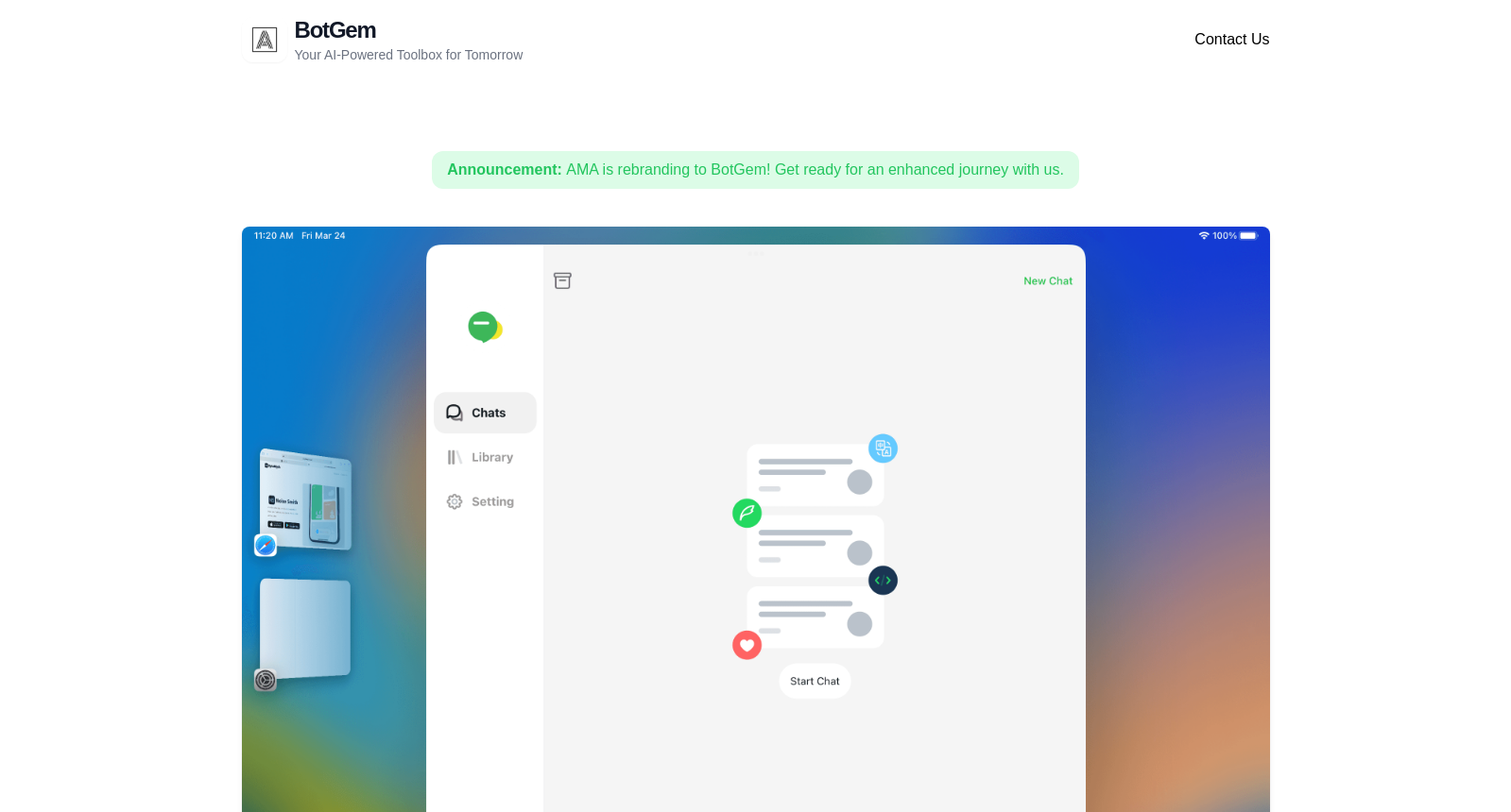 BotGem - Your AI-Powered Toolbox for Tomorrow icon