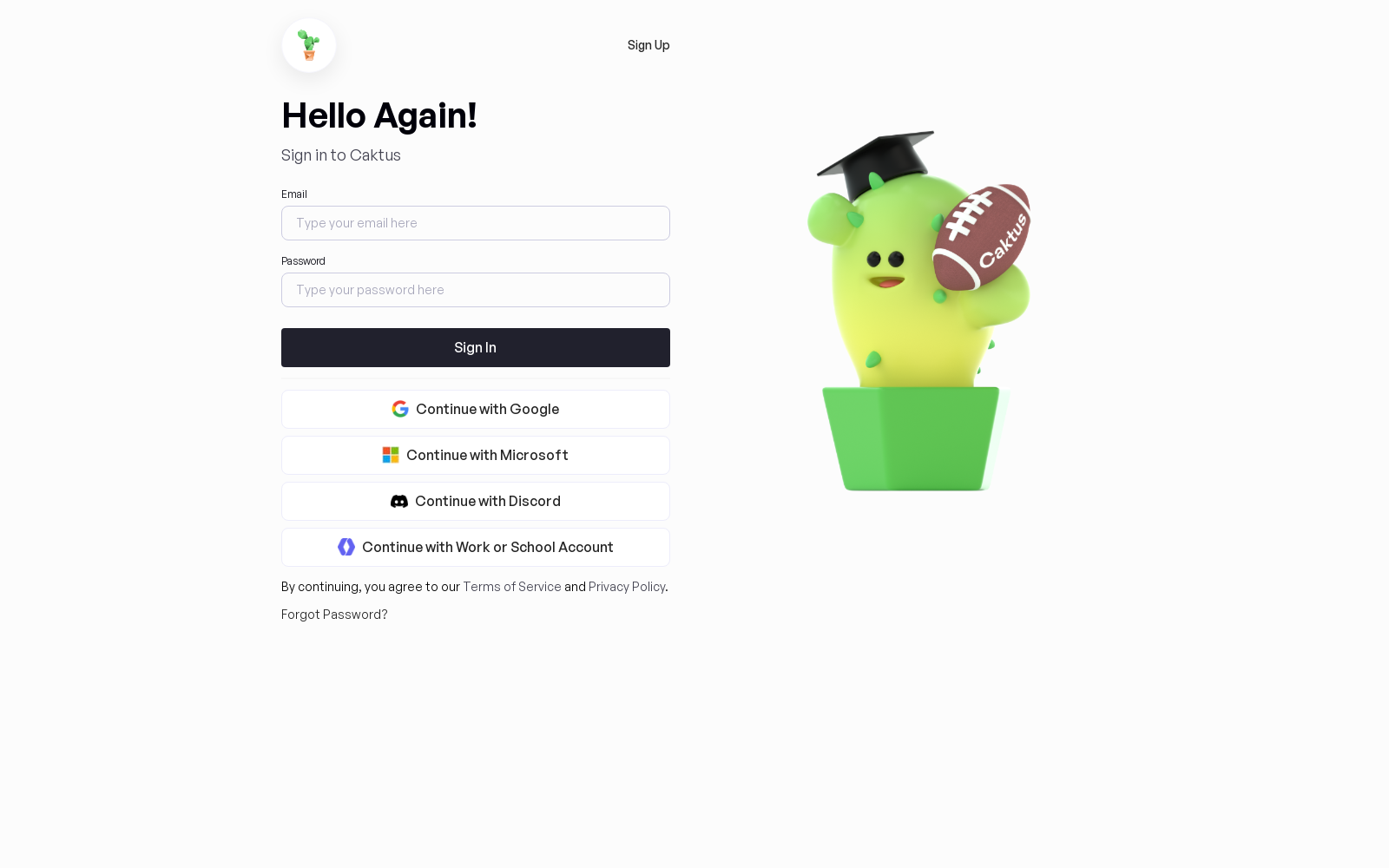 Caktus Login icon