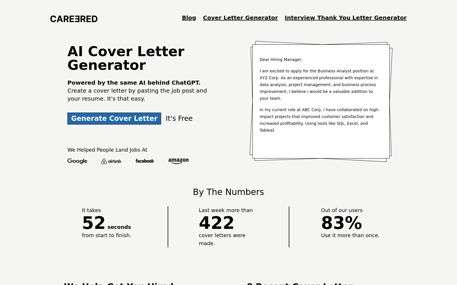 Free AI Cover Letter Generator: Powered By ChatGPT