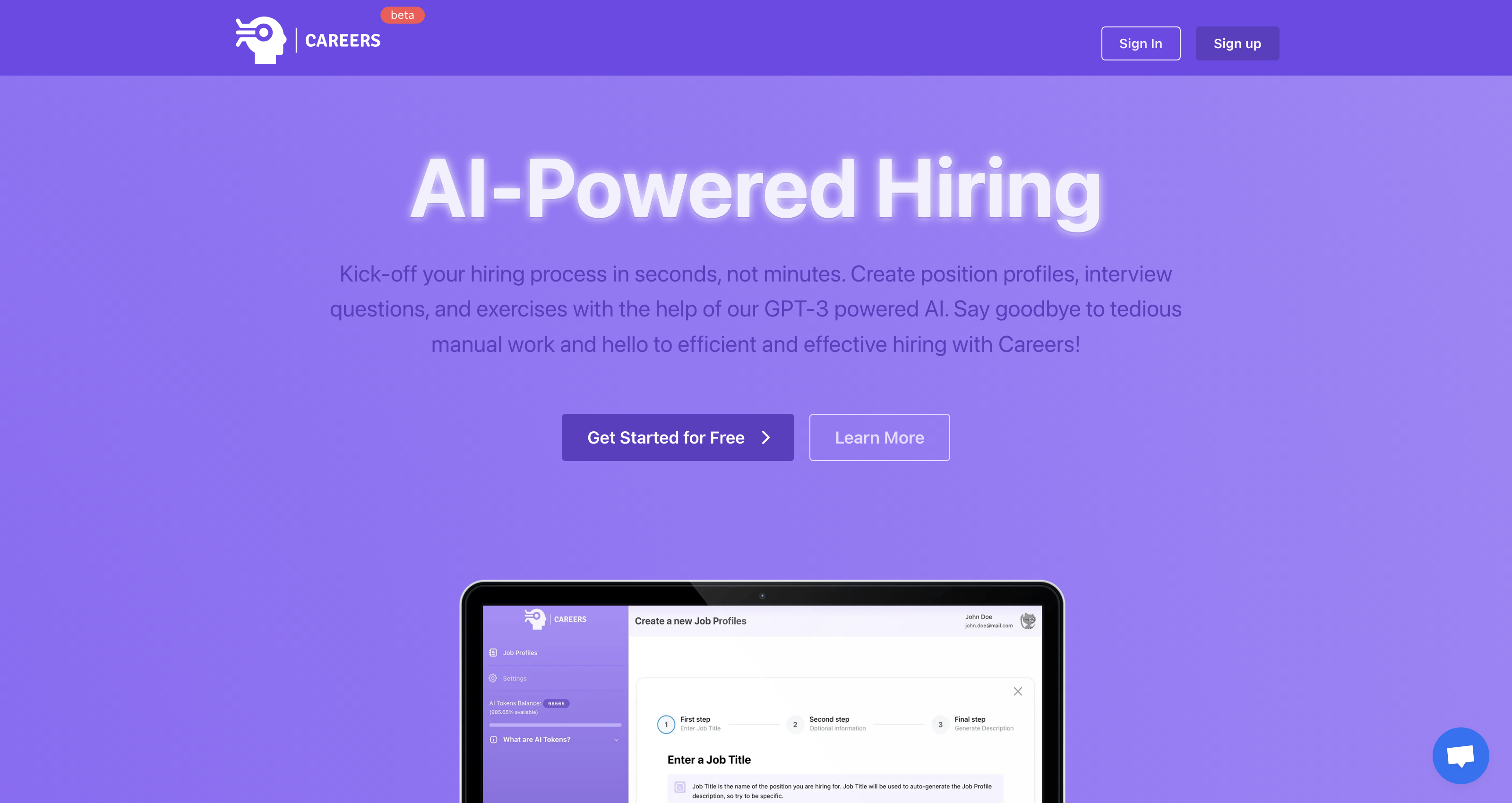 Careers - AI-Powered Hiring Assistant
