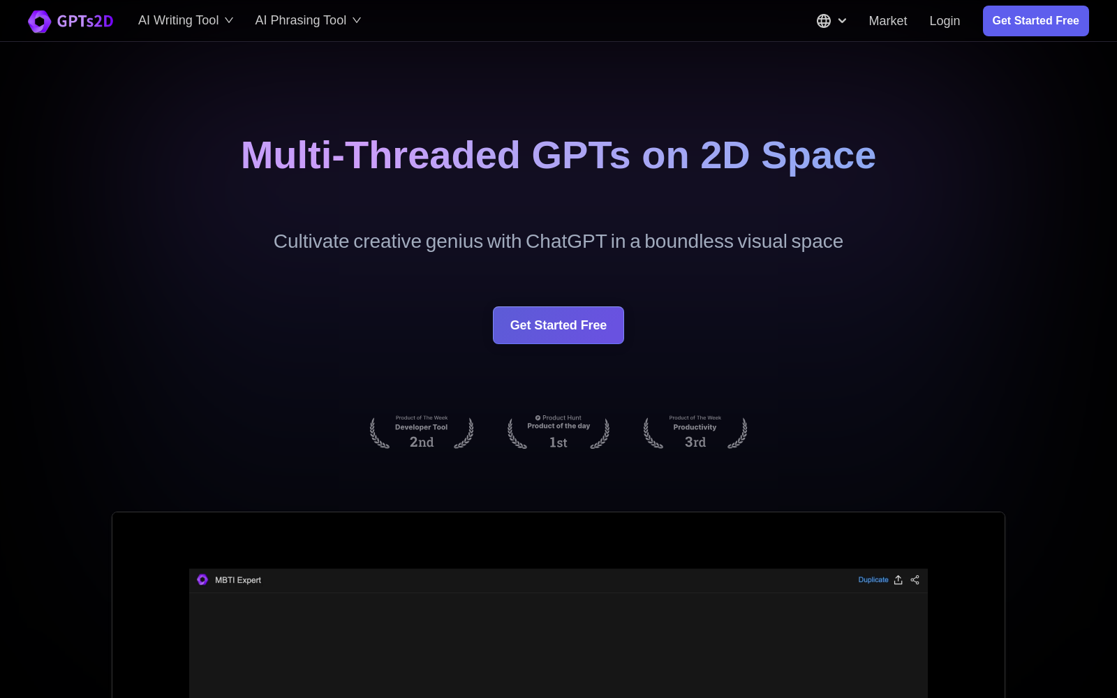 GPTs2D - Multi-Threaded GPTs on 2D Space icon