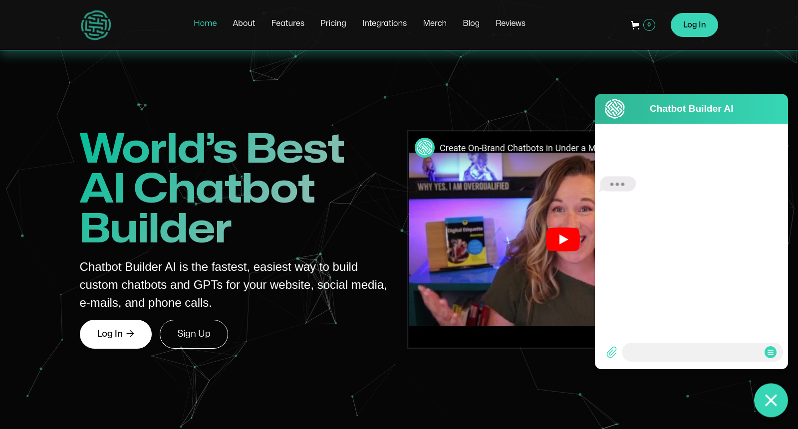 ChatBotBuilderai | Home | World's Best AI Chatbot Builder in 2024 icon